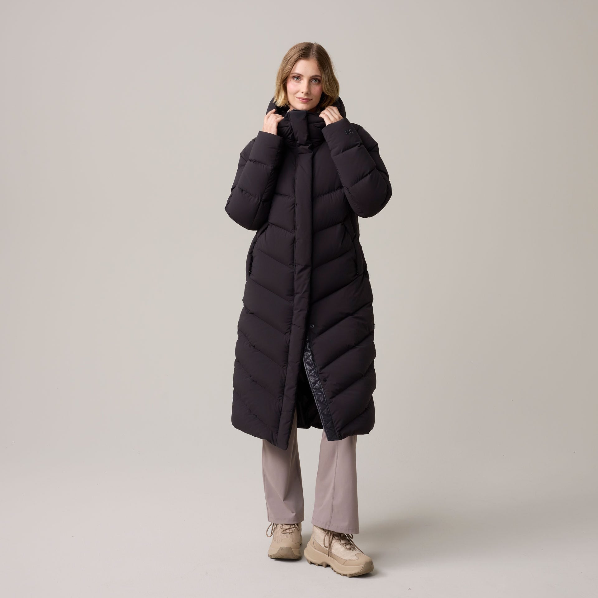 Women’s Helly Puff Long Down Parka - 990 BLACK