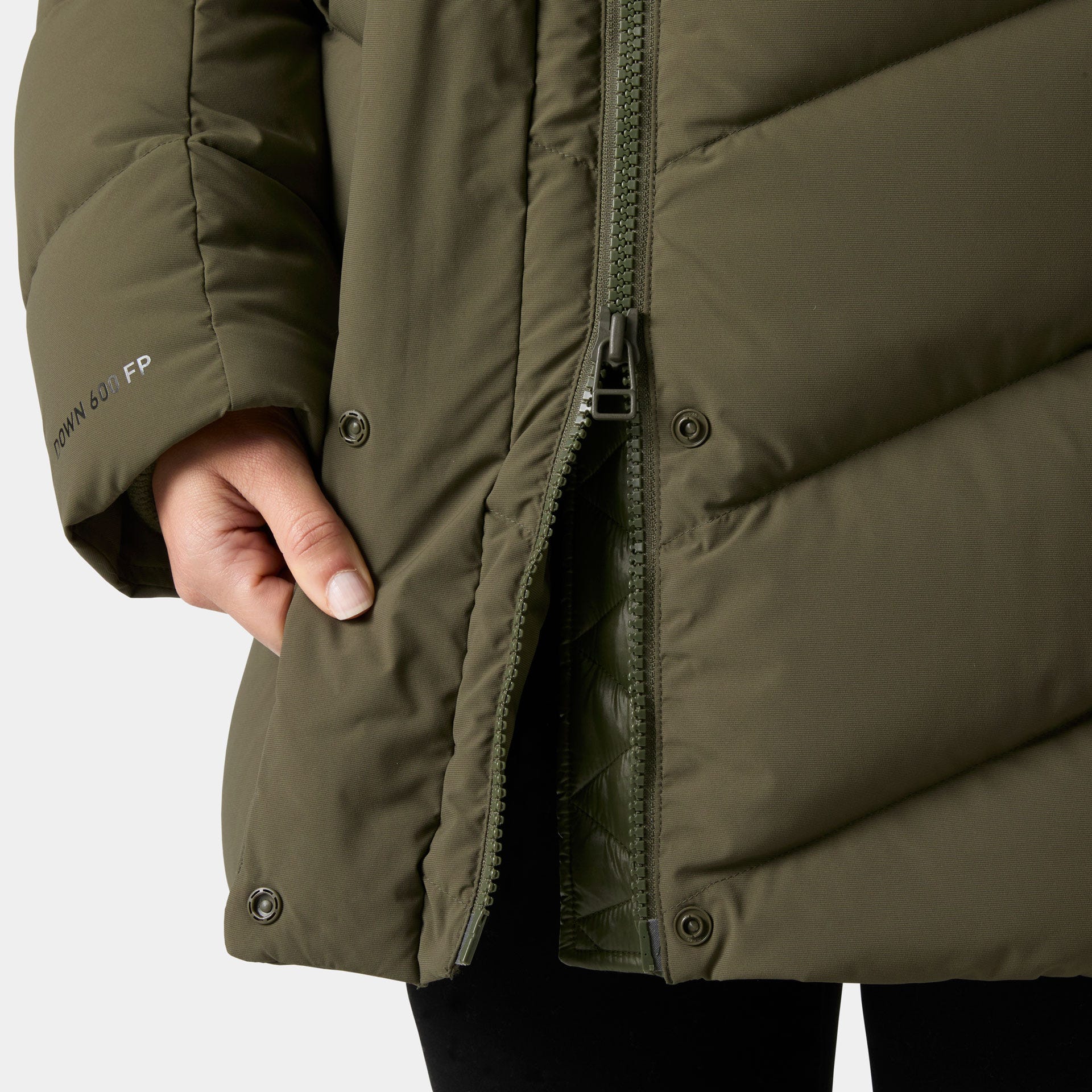 Women's Helly Puff Down Parka - 431 UTILITY GREEN