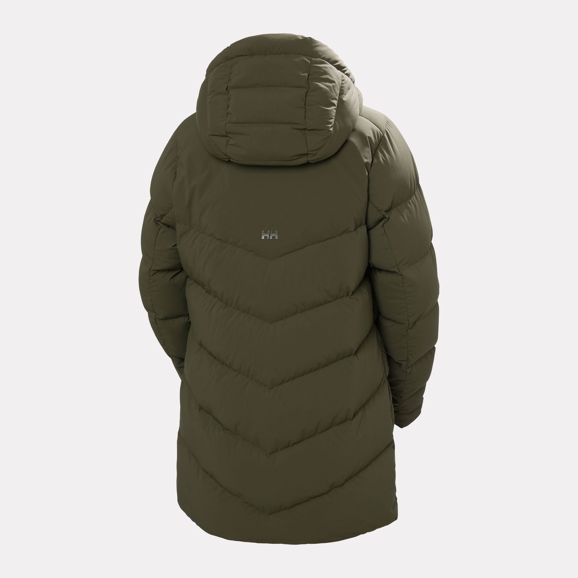 Women's Helly Puff Down Parka - 431 UTILITY GREEN