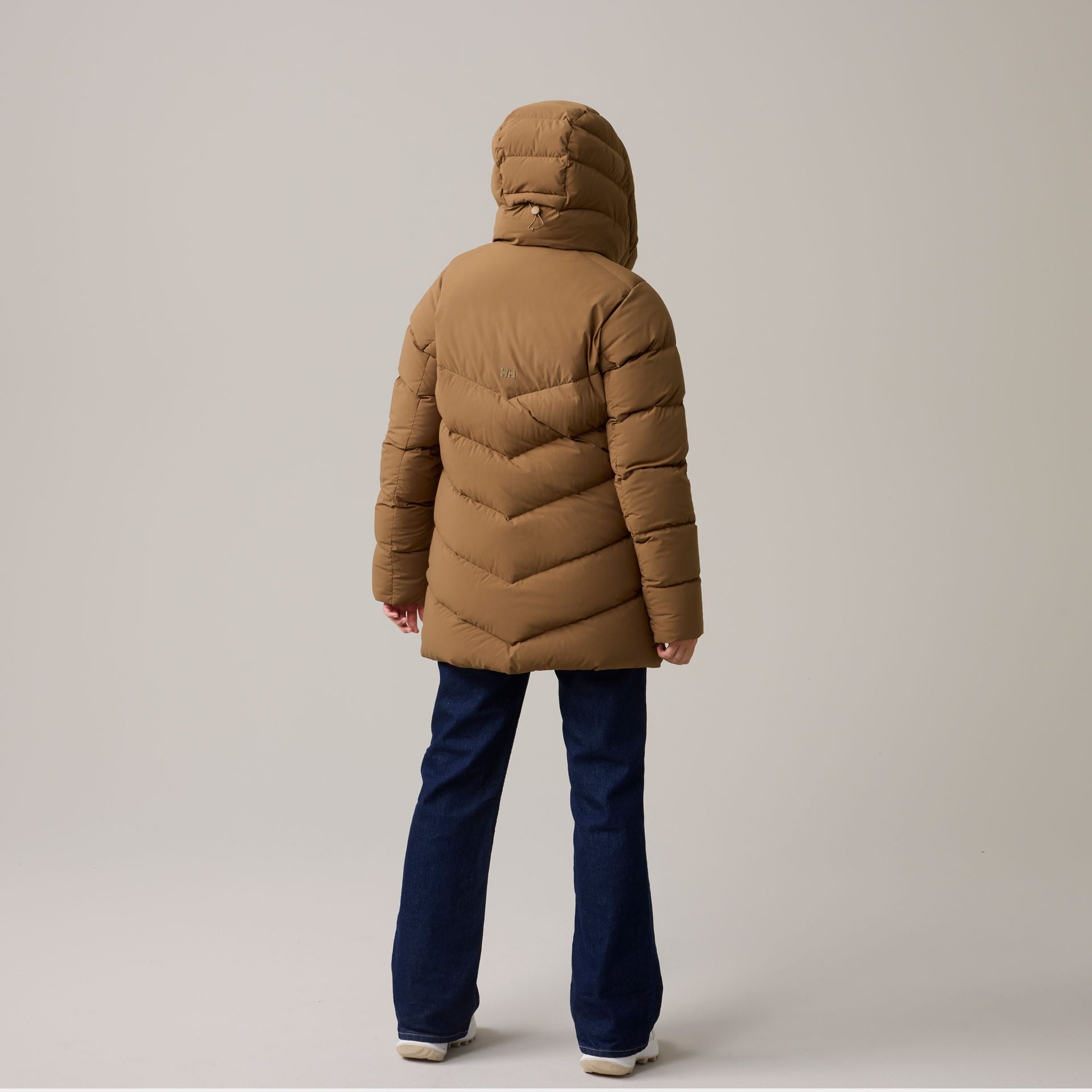 Women's Helly Puff Down Parka - 718 SEPIA