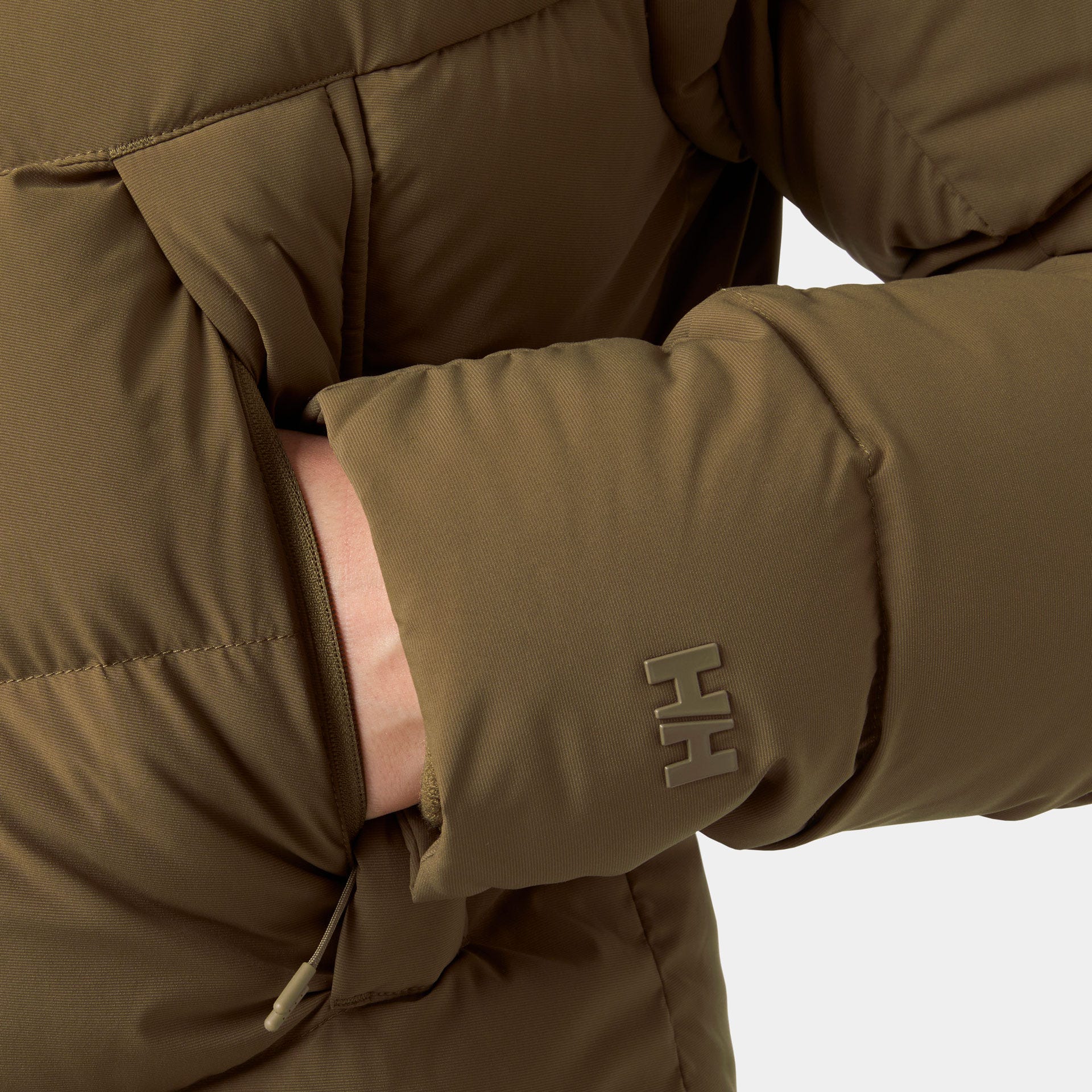 Women's Helly Puff Down Parka - 718 SEPIA