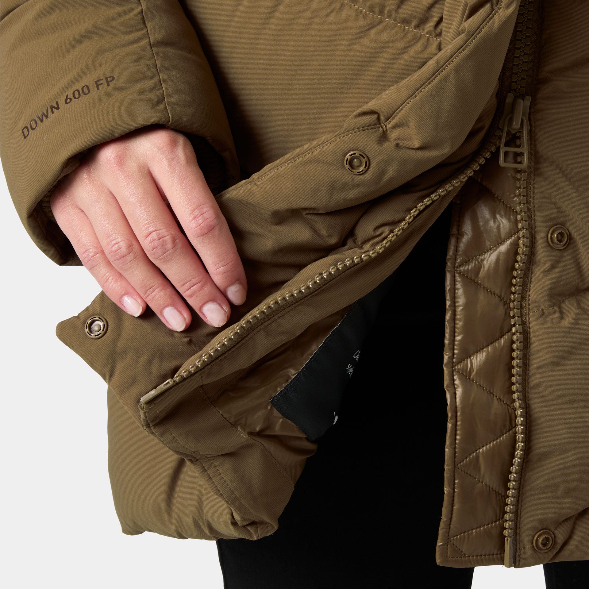 Women's Helly Puff Down Parka - 718 SEPIA