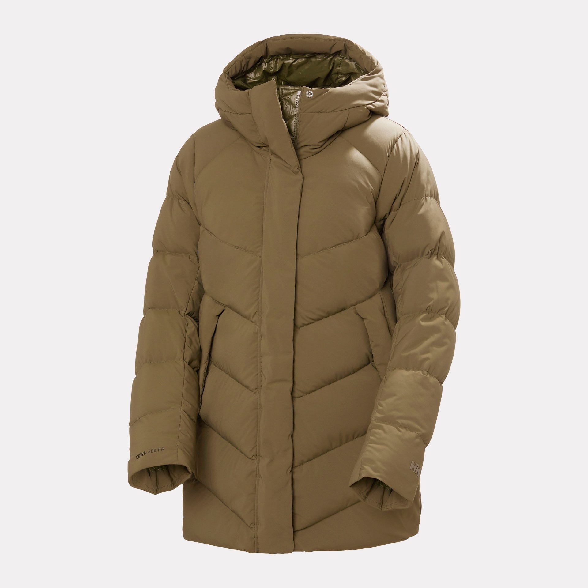 Women's Helly Puff Down Parka - 718 SEPIA