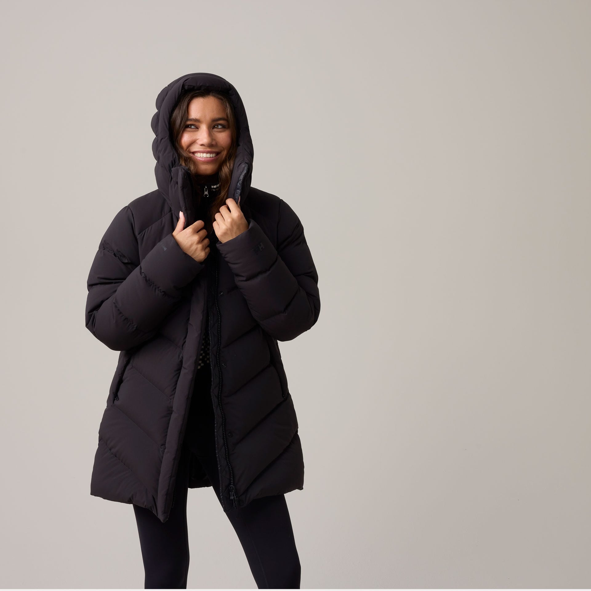 Women's Helly Puff Down Parka - 990 BLACK