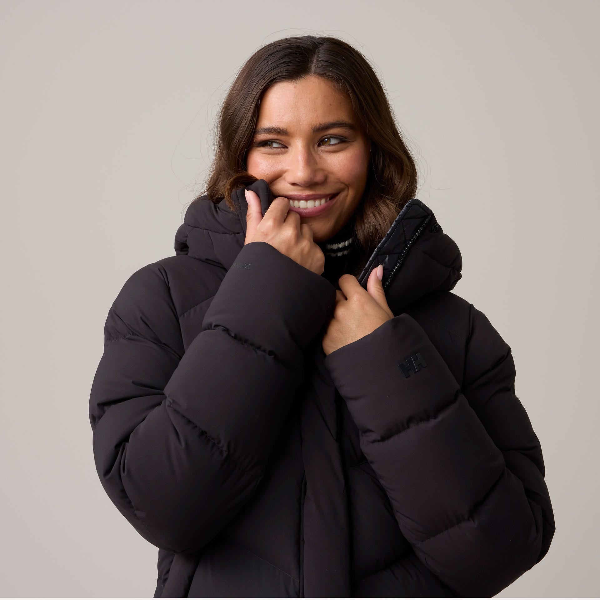 Women's Helly Puff Down Parka - 990 BLACK
