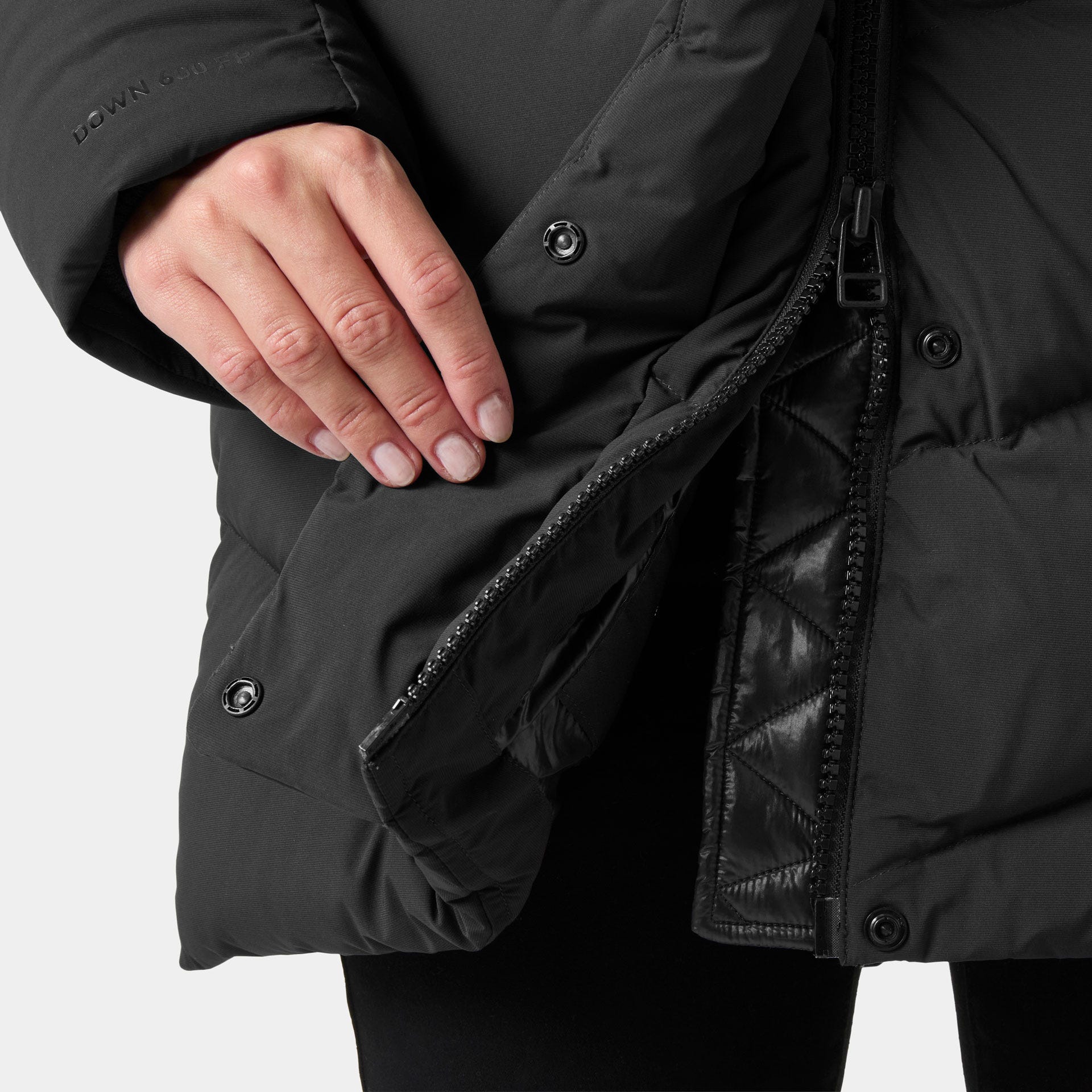 Women's Helly Puff Down Parka - 990 BLACK