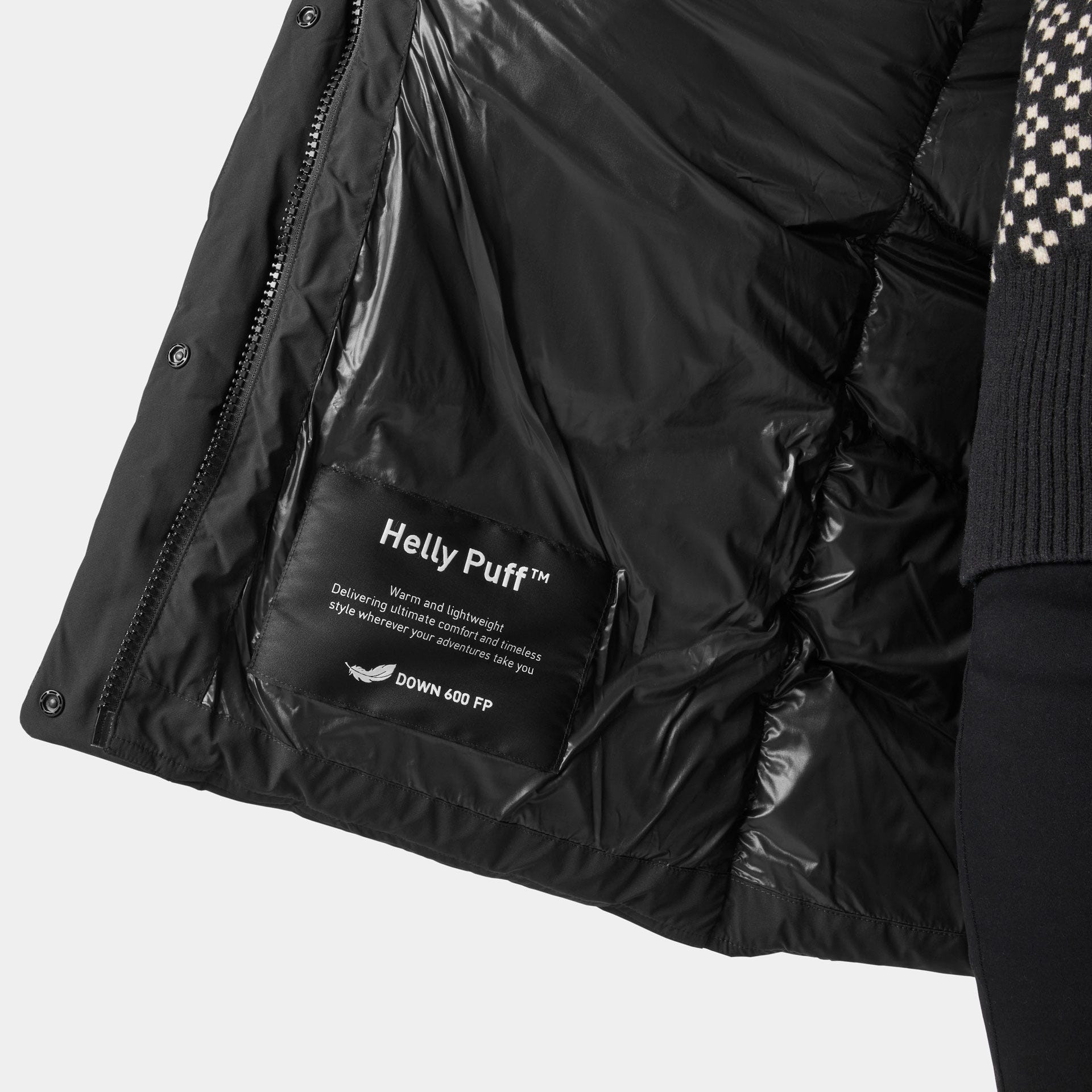 Women's Helly Puff Down Parka - 990 BLACK