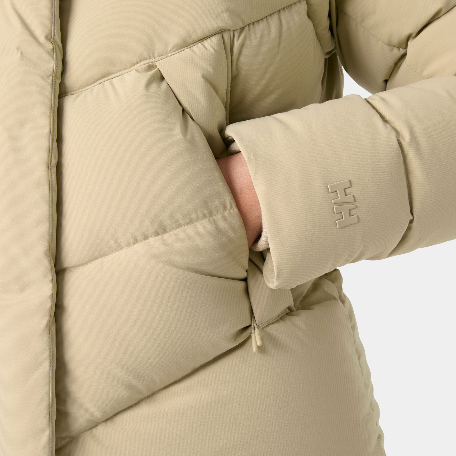 Women’s Helly Puff Down Jacket - 078 KHAKI / SAND