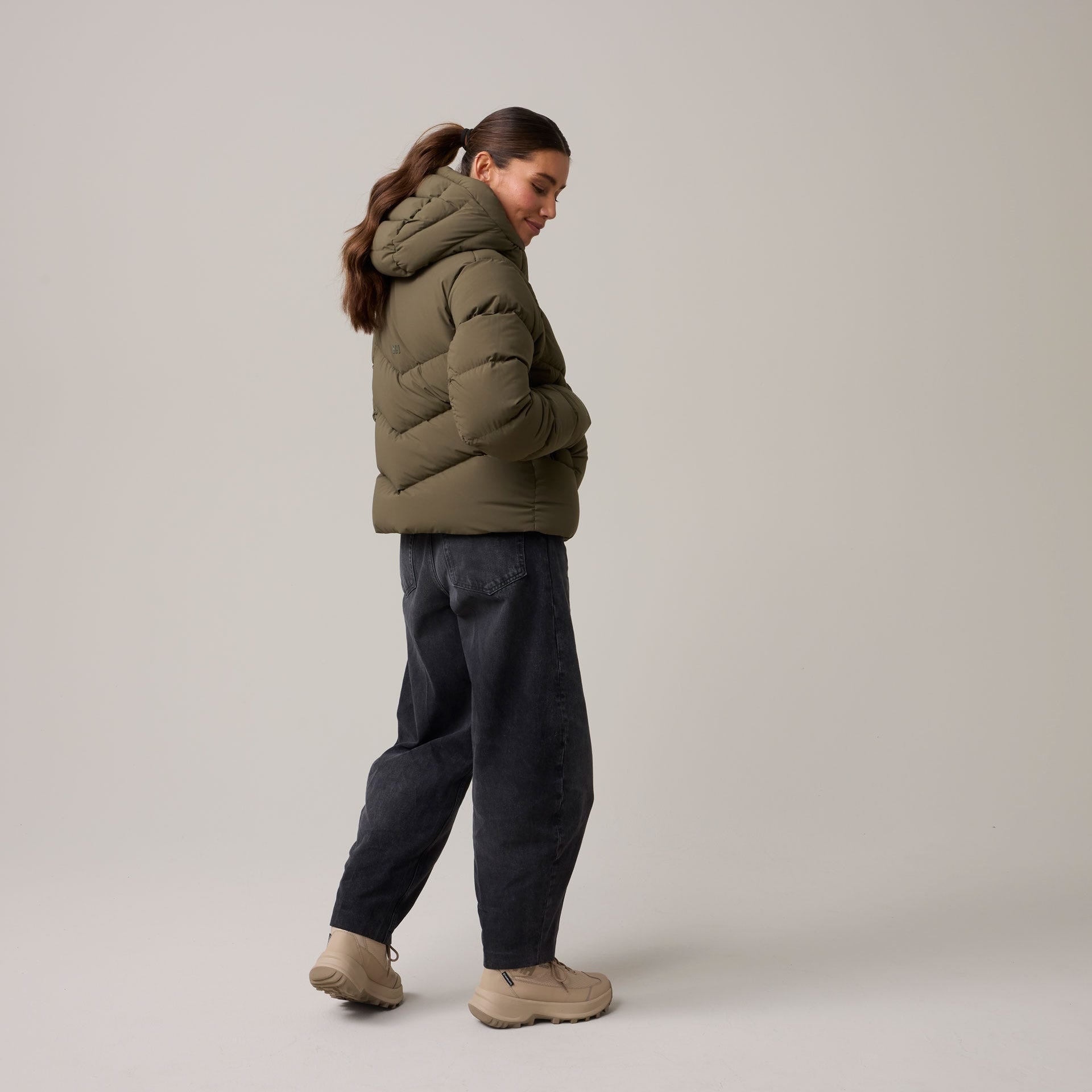Women’s Helly Puff Down Jacket - 431 UTILITY GREEN
