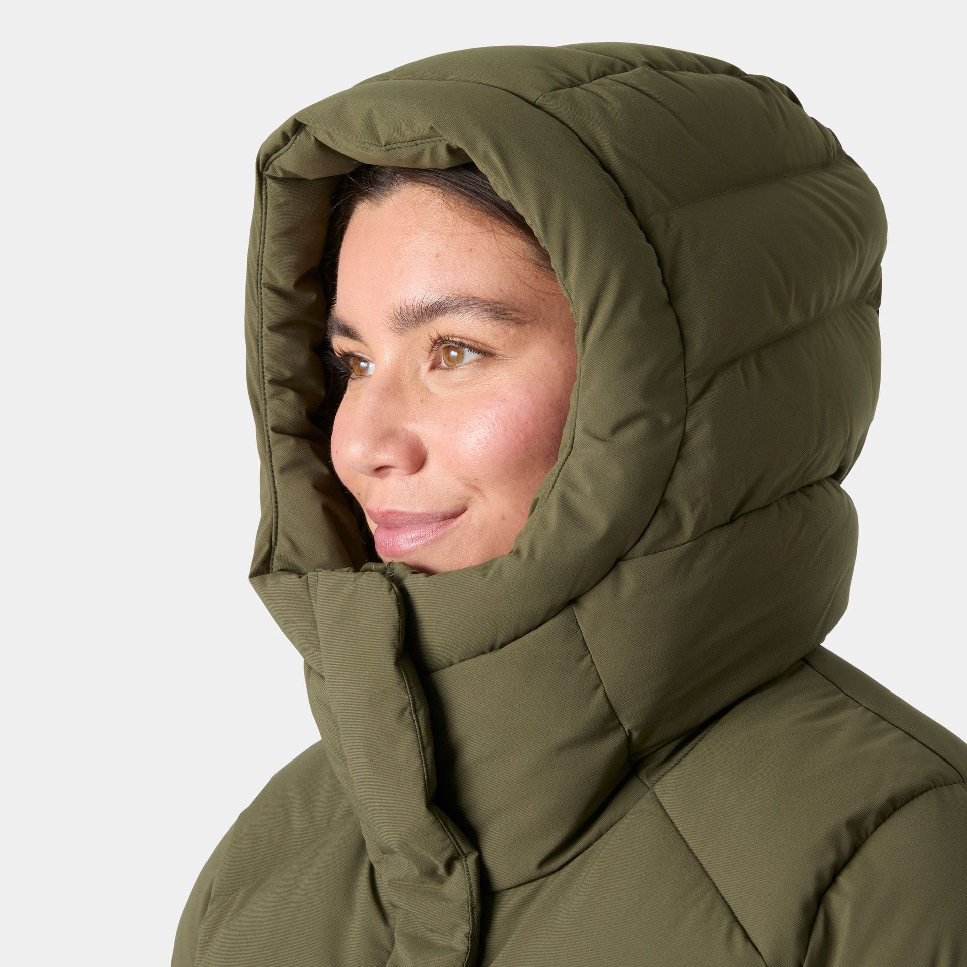 Women’s Helly Puff Down Jacket - 431 UTILITY GREEN
