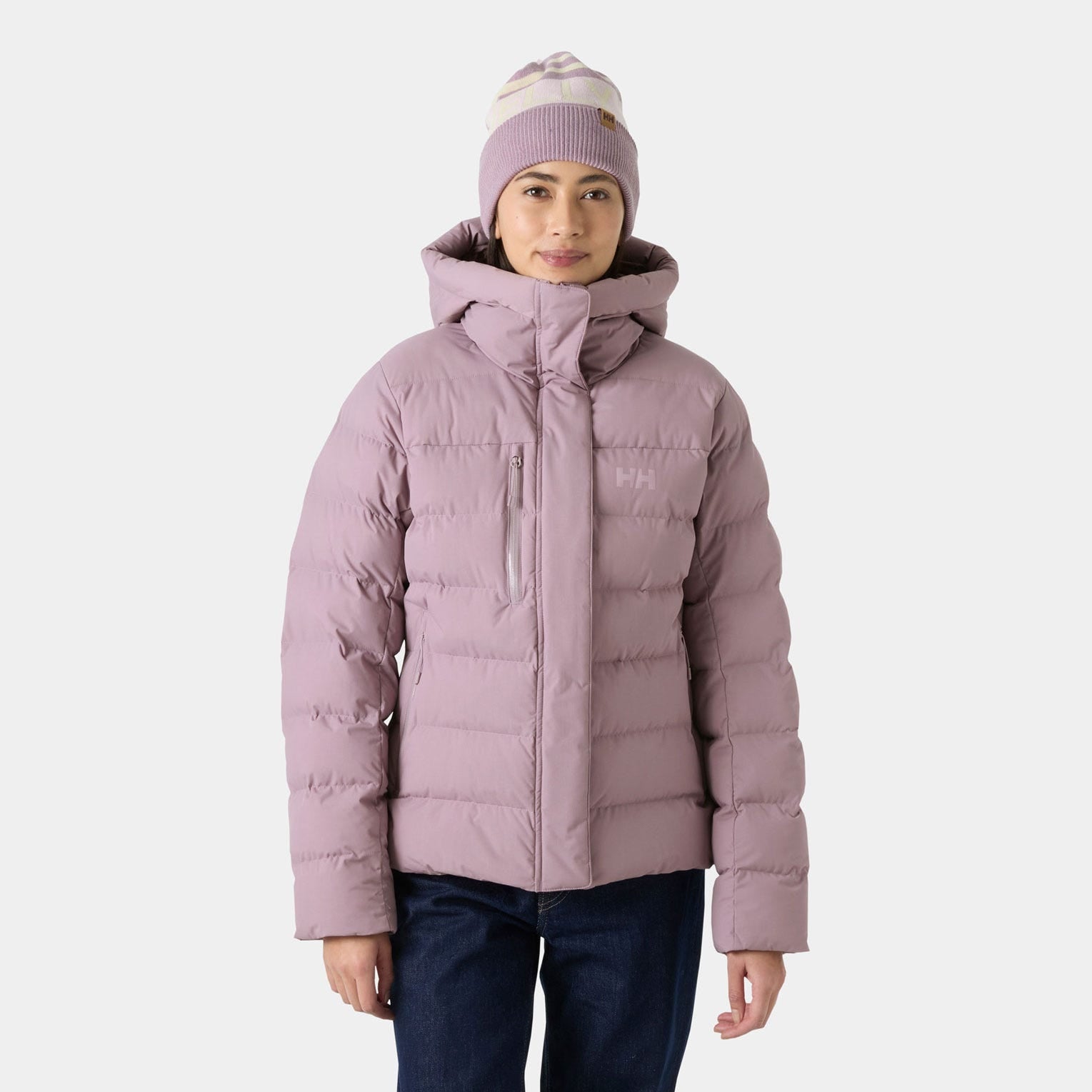 Women’s Adore Puffy Jacket - 676 PURPLE CLAY