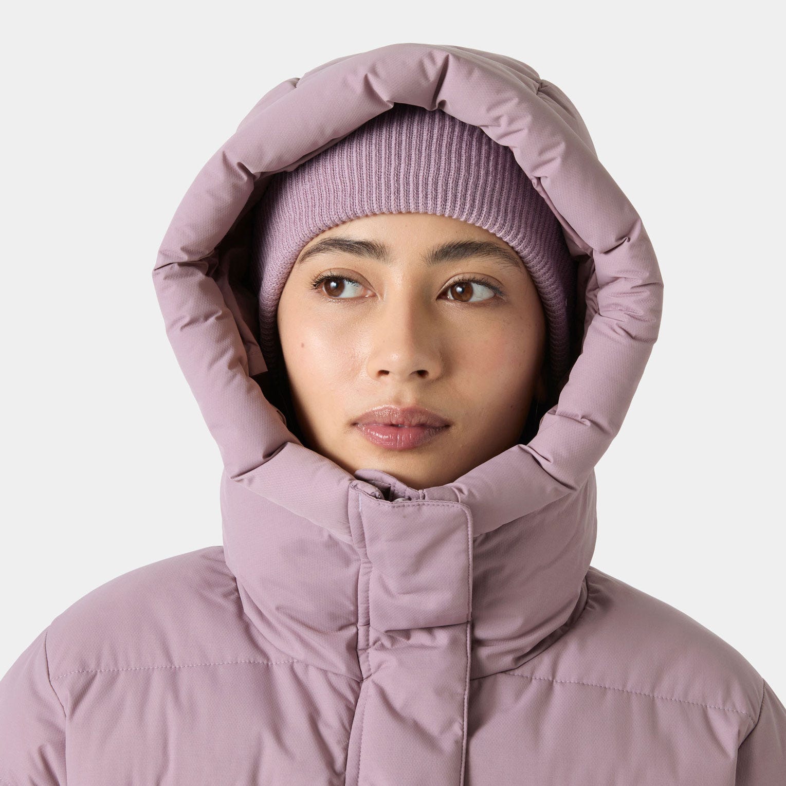 Women’s Adore Puffy Jacket - 676 PURPLE CLAY