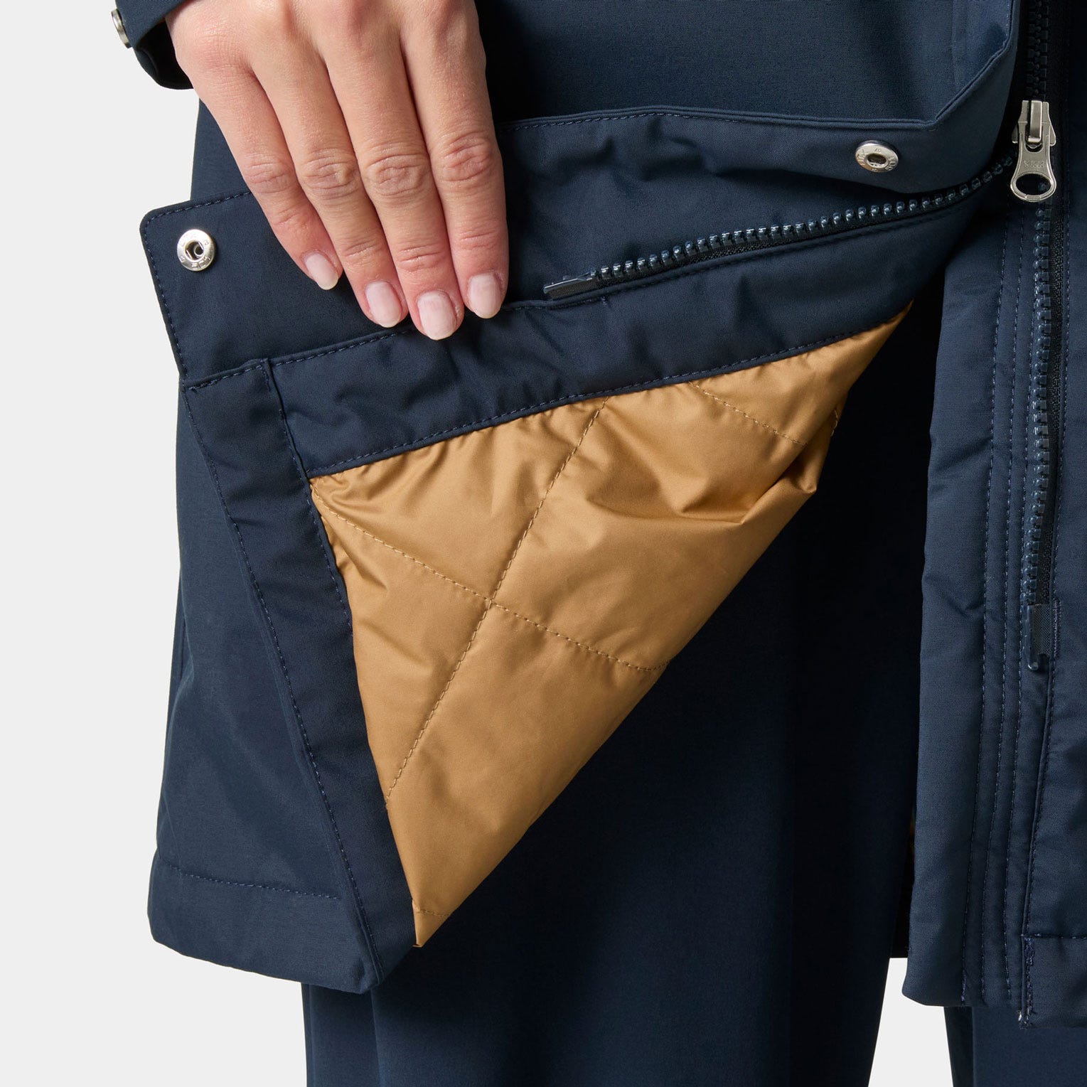 Women’s Hvaler Insulated Raincoat - 597 NAVY