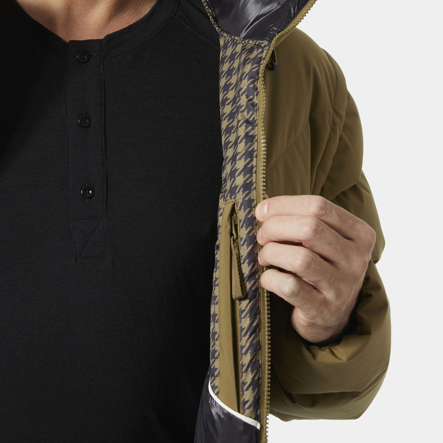 Men's Village Modular Down Jacket - 718 SEPIA