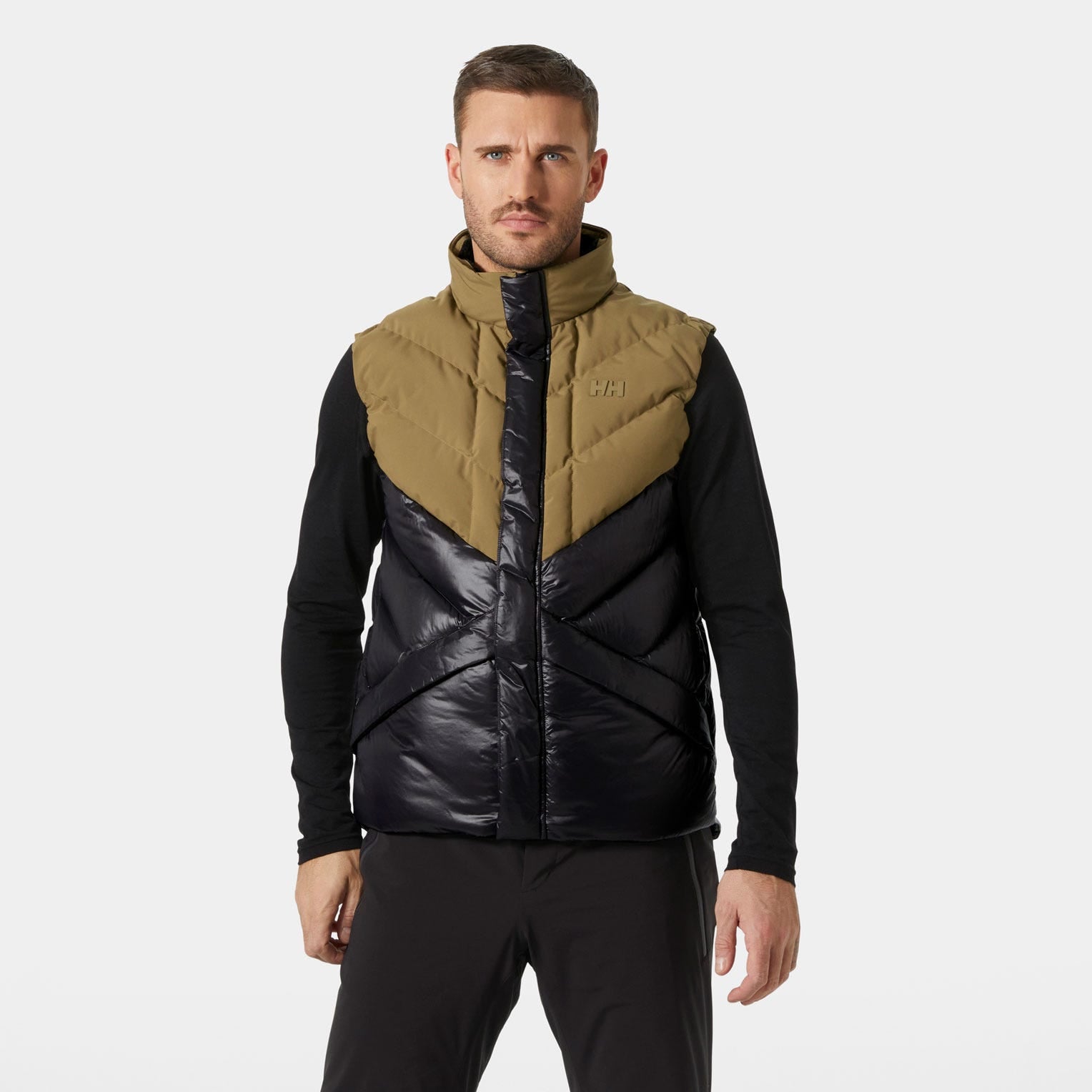Men's Village Puffy Vest - 718 SEPIA