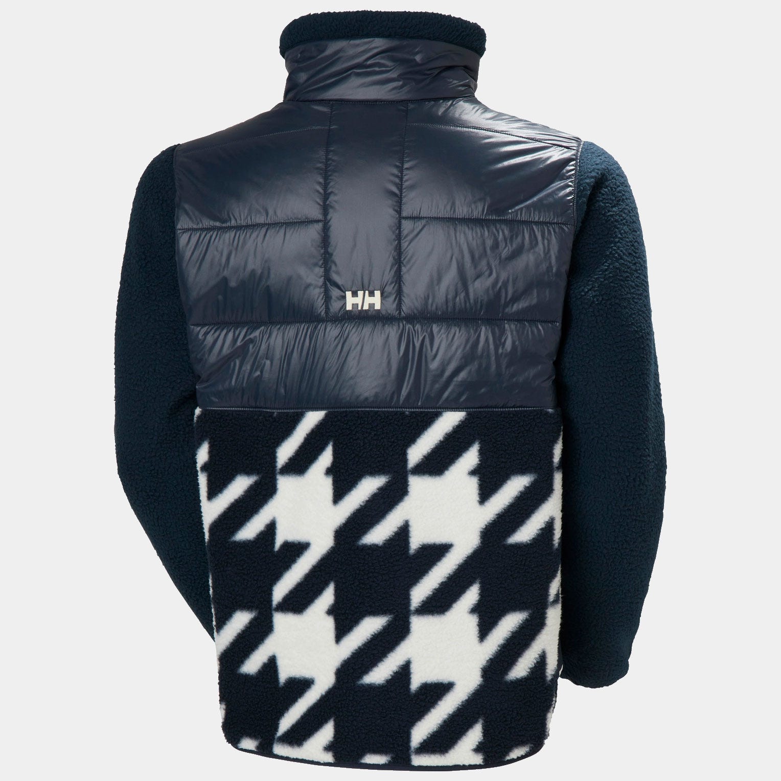 Men's Village Hybrid Jacket - 597 NAVY HOUNDSTOOTH AOP