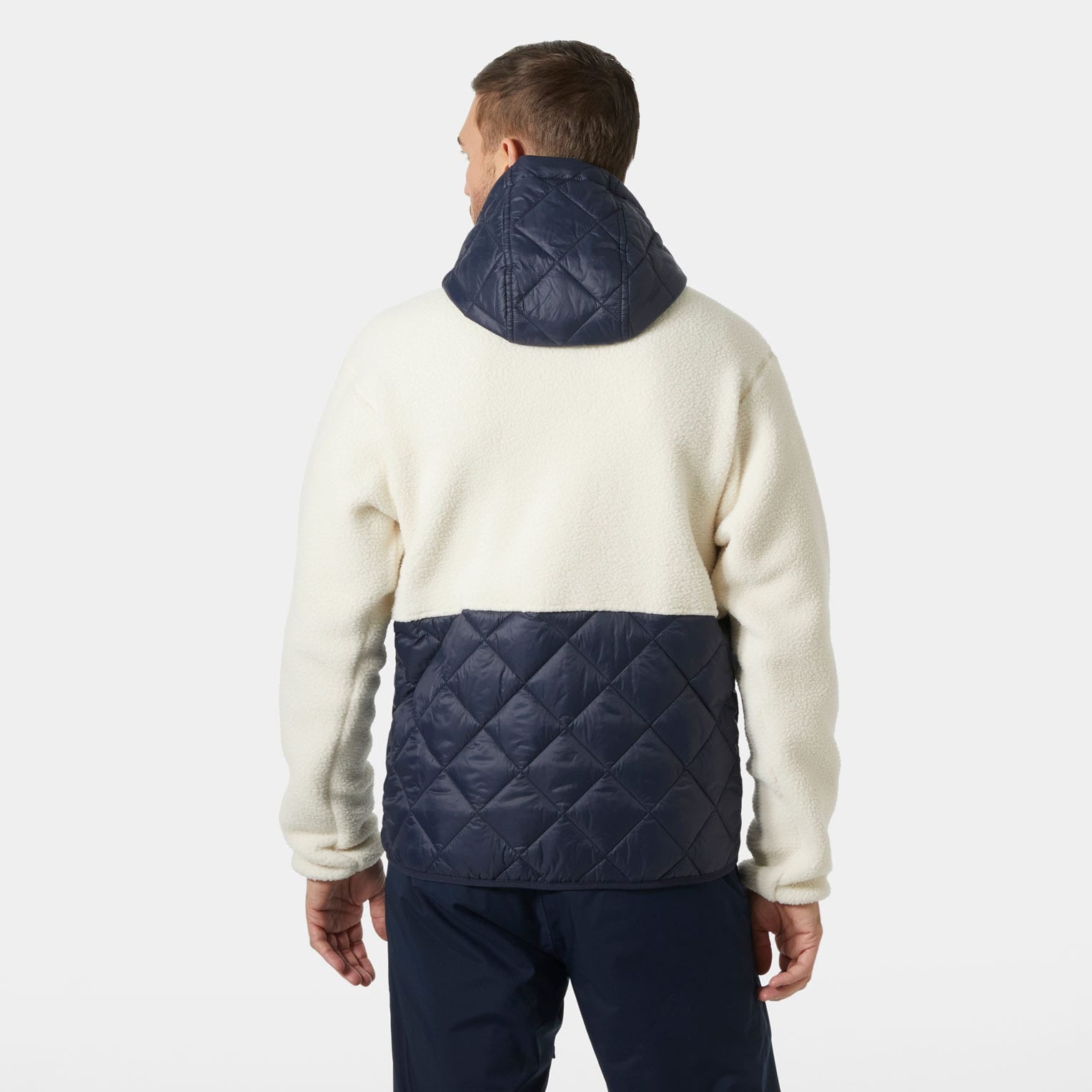 Men's Stowe Hooded Hybrid Jacket - 597 NAVY