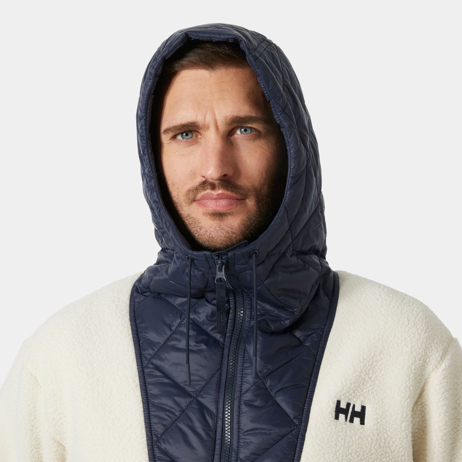 Men's Stowe Hooded Hybrid Jacket - 597 NAVY