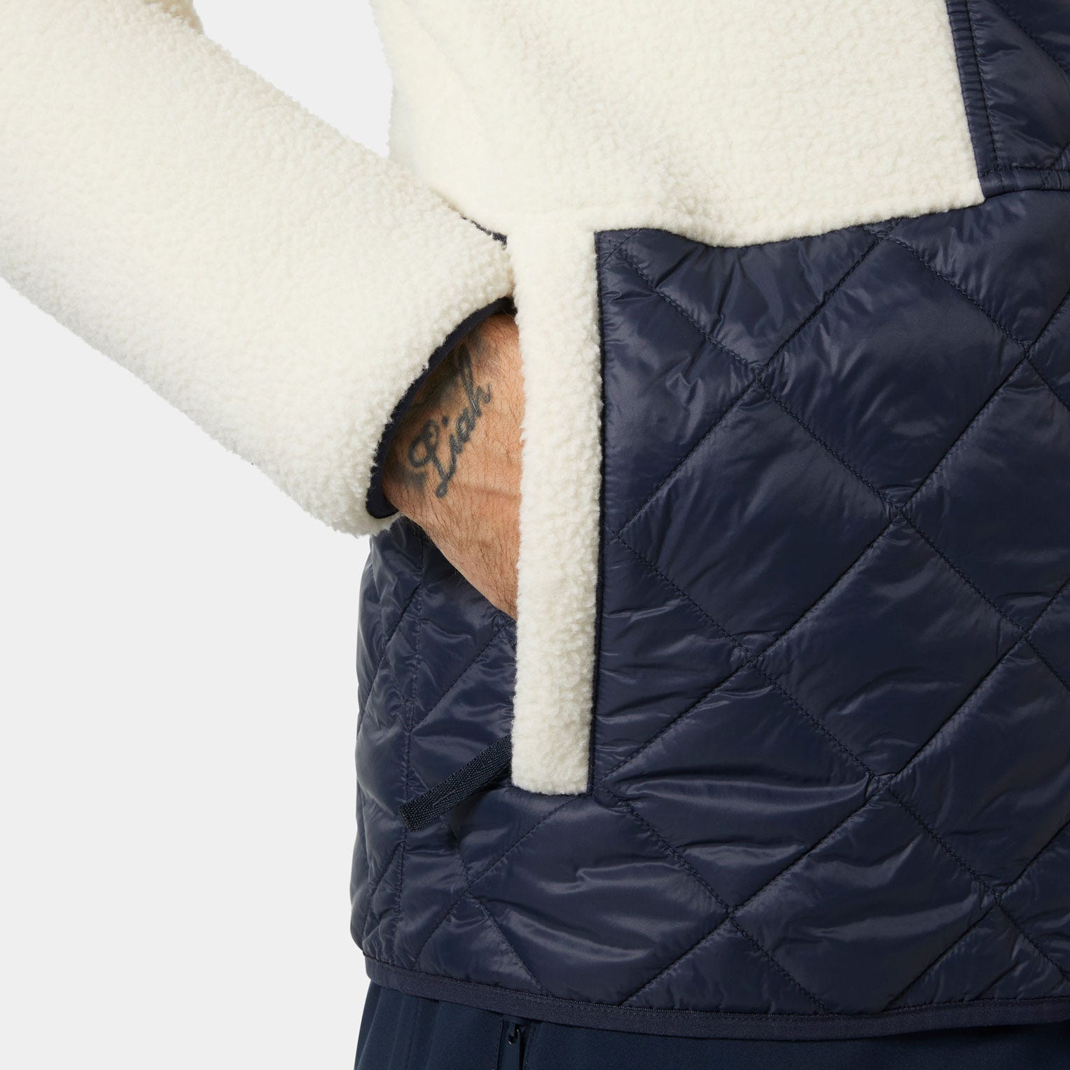 Men's Stowe Hooded Hybrid Jacket - 597 NAVY