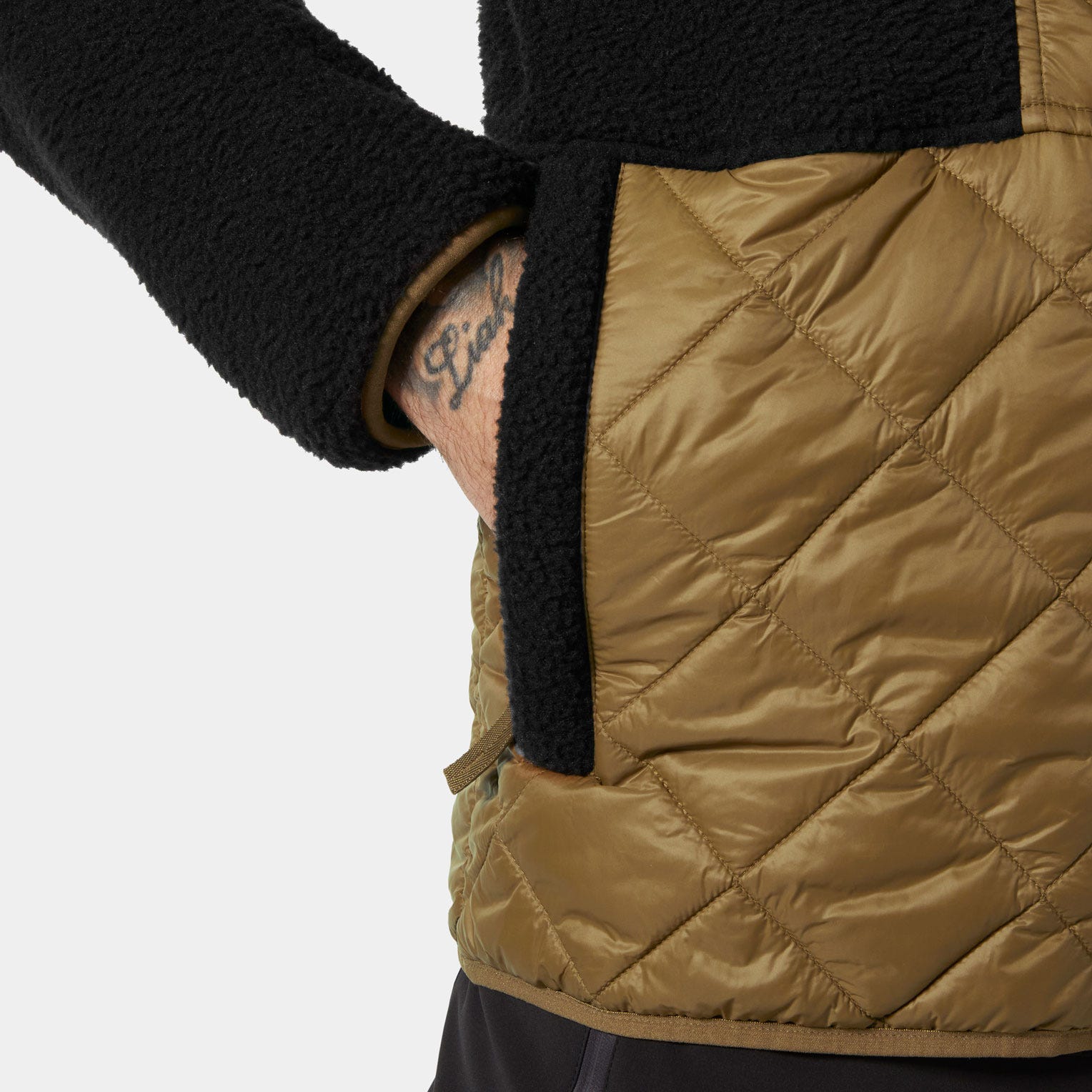 Men's Stowe Hooded Hybrid Jacket - 718 SEPIA
