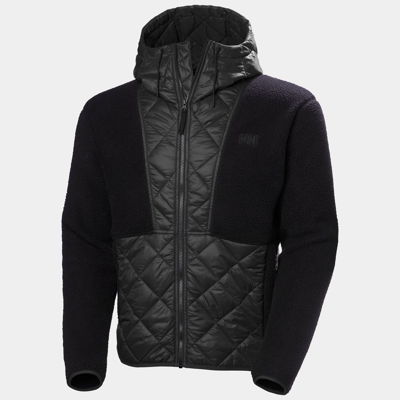 Men's Stowe Hooded Hybrid Jacket - 990 BLACK