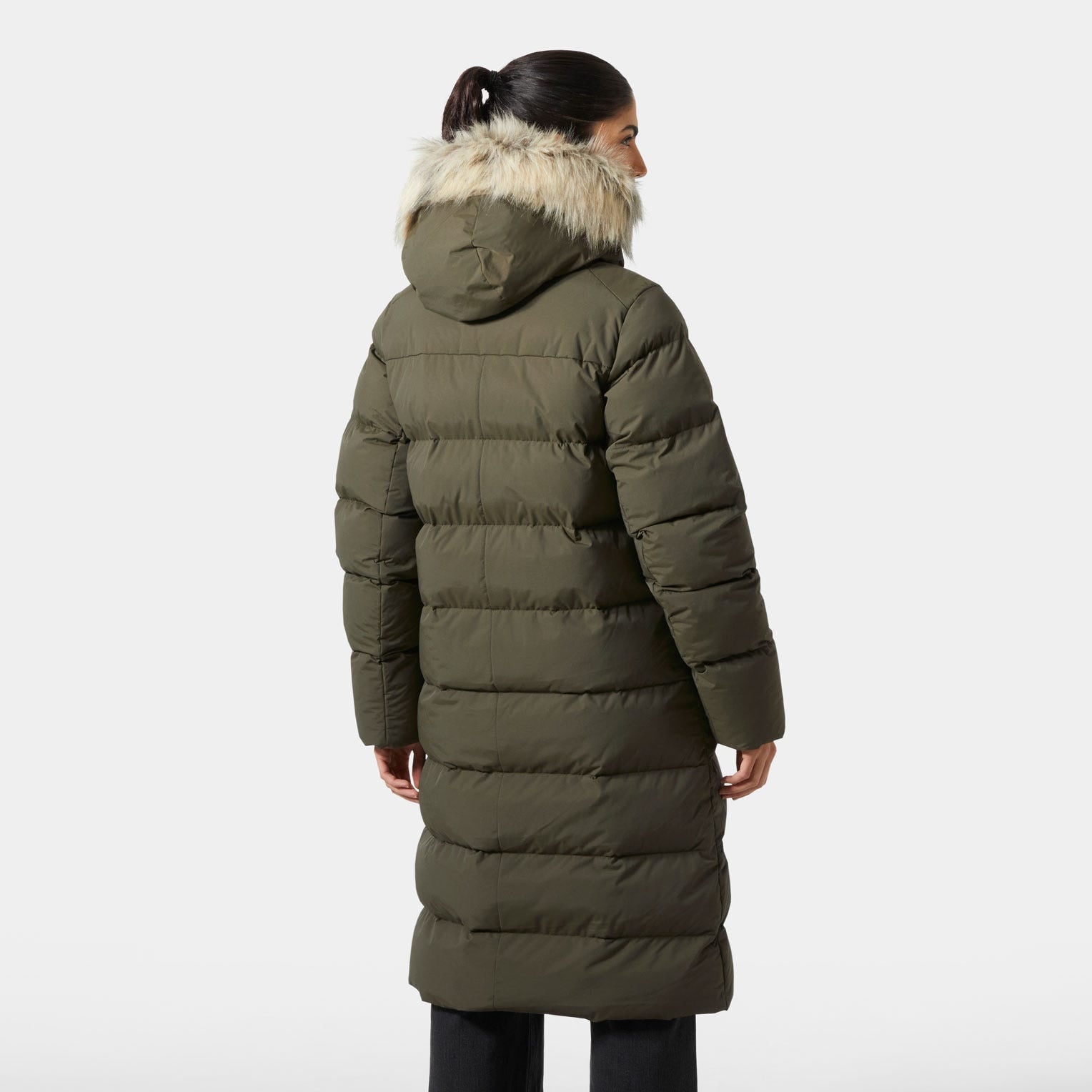 Women's Aria Long Parka - 431 UTILITY GREEN