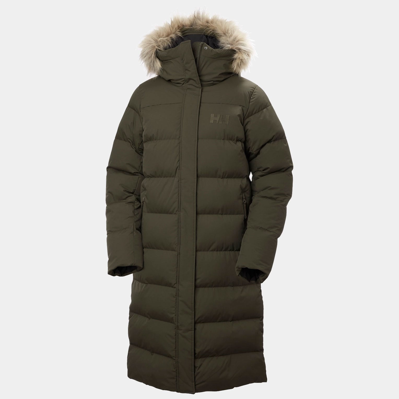 Women's Aria Long Parka - 431 UTILITY GREEN