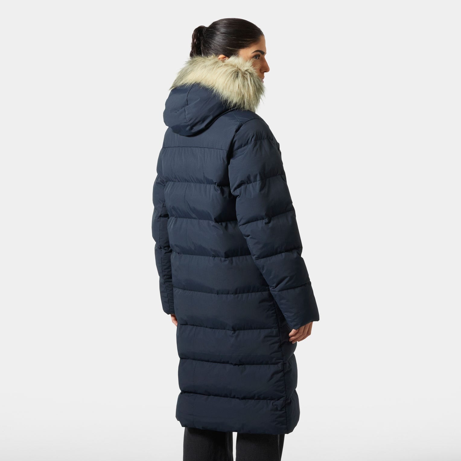 Women's Aria Long Parka - 597 NAVY