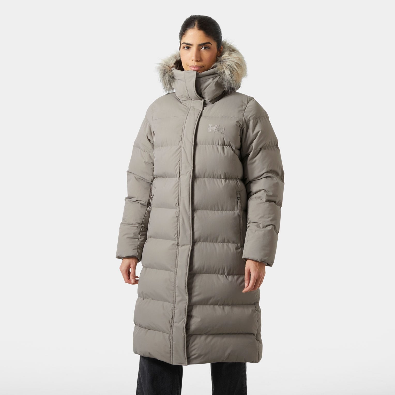 Women's Aria Long Parka - 885 TERRAZZO