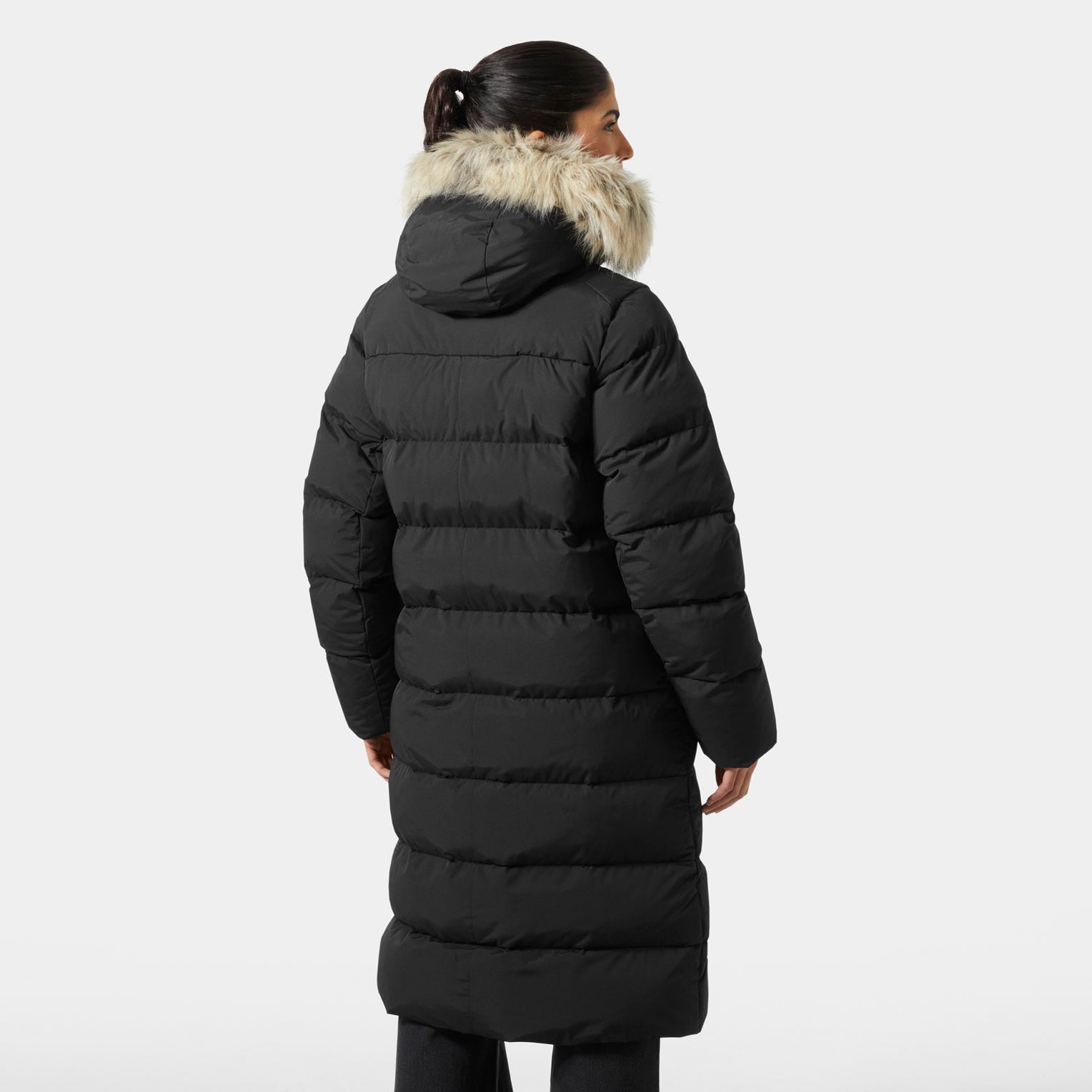 Women's Aria Long Parka - 990 BLACK