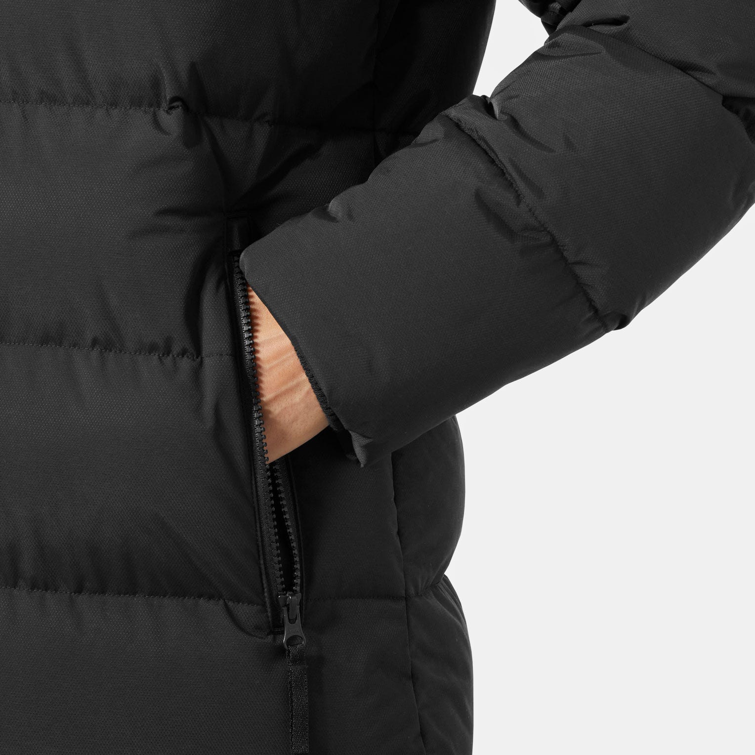 Women's Aria Long Parka - 990 BLACK
