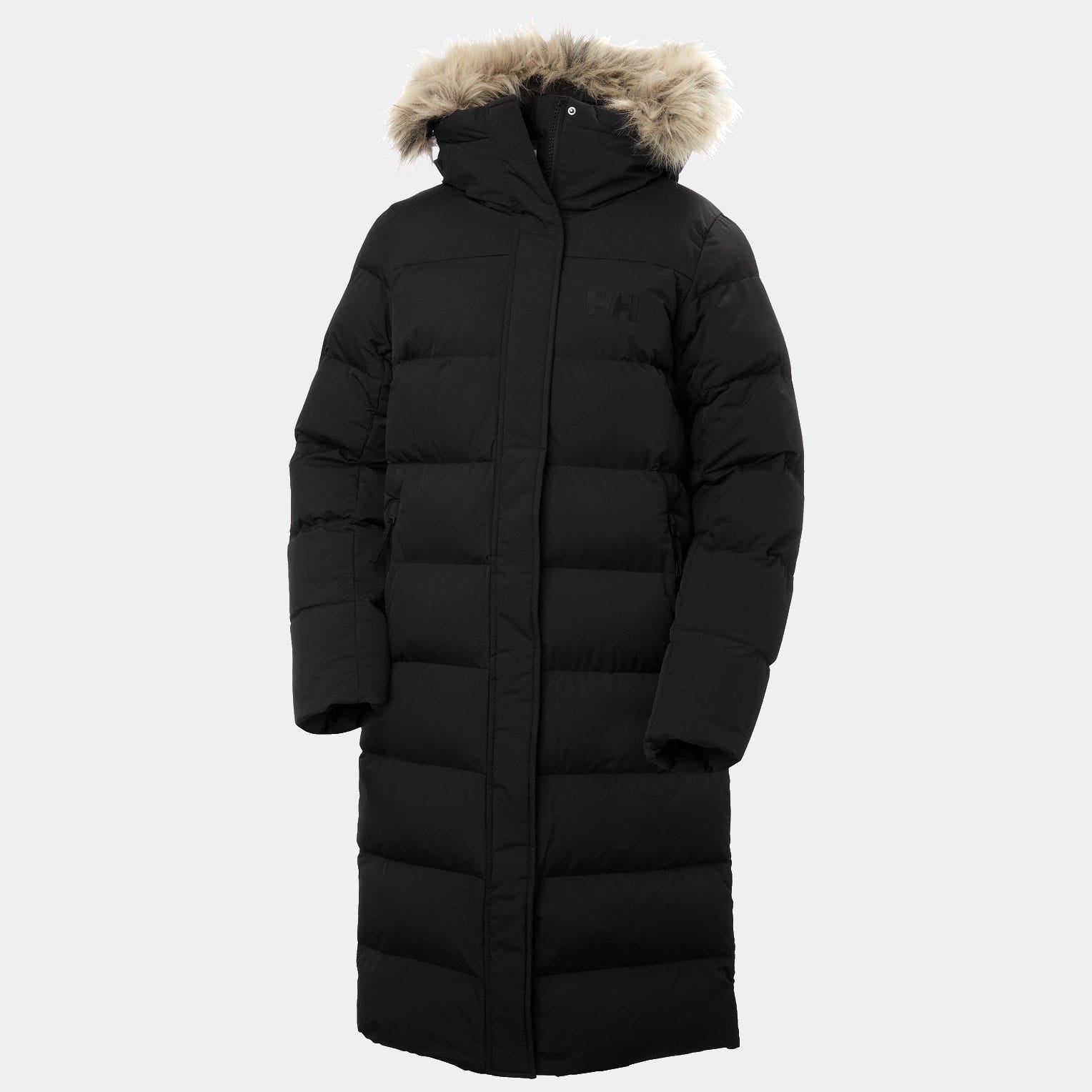 Women's Aria Long Parka - 990 BLACK