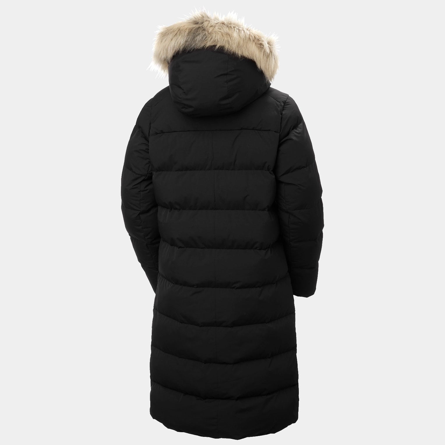 Women's Aria Long Parka - 990 BLACK