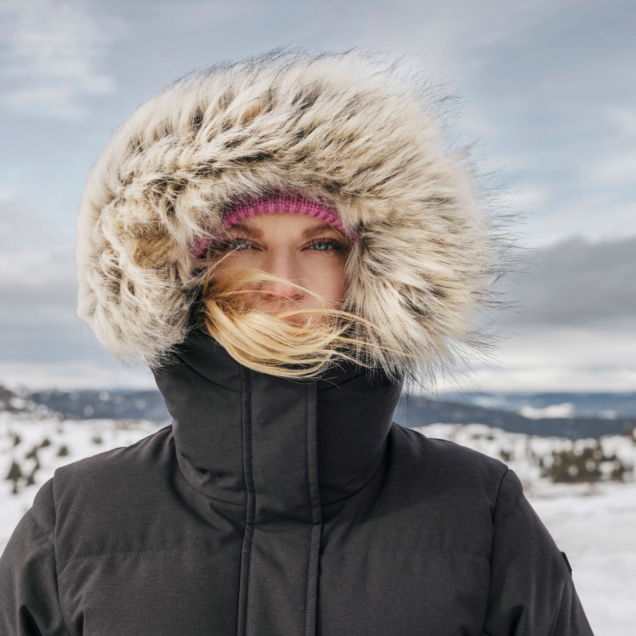 Women's Aria Long Parka - 990 BLACK