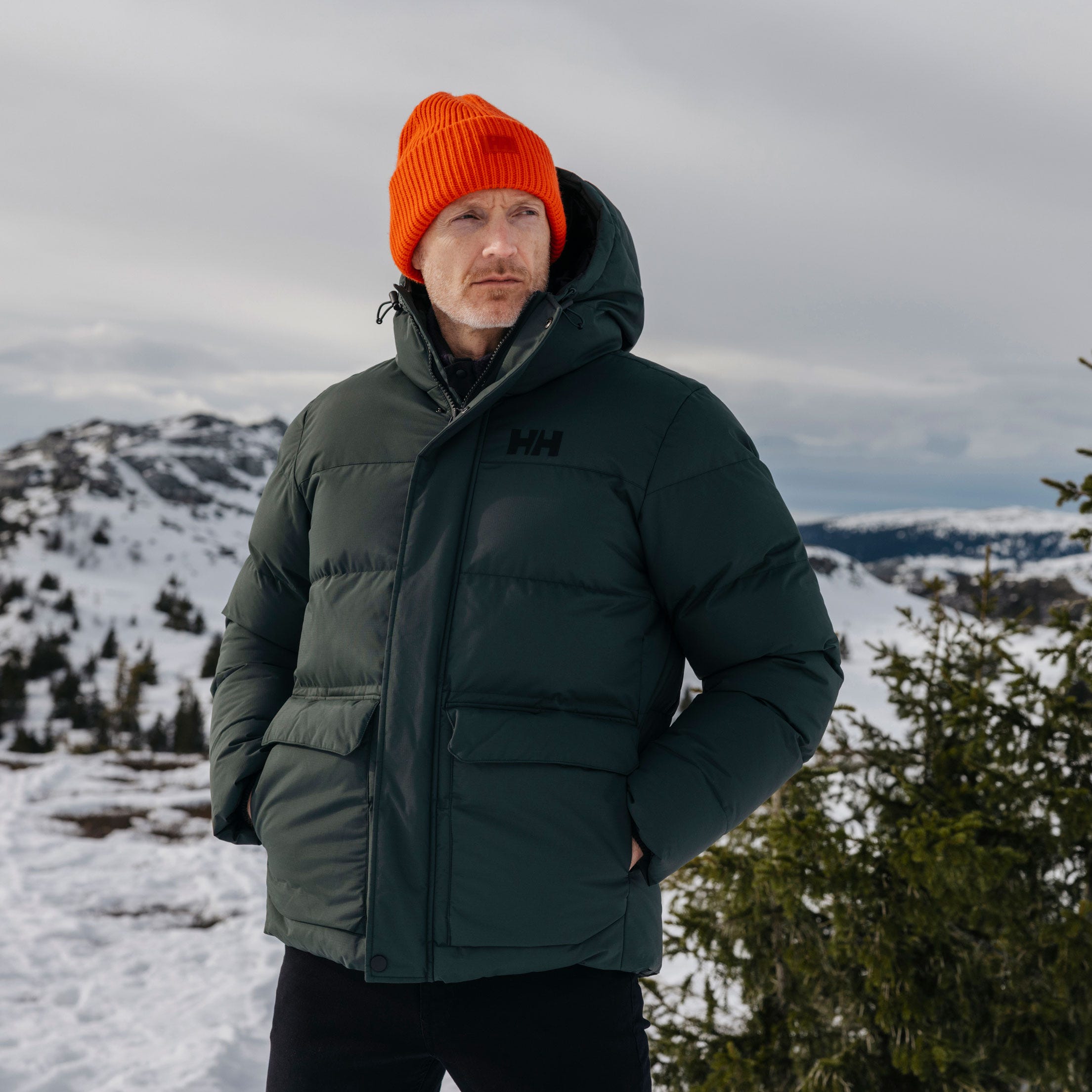 Men's Nordic Puffy Jacket - 418 DARK JUNGLE