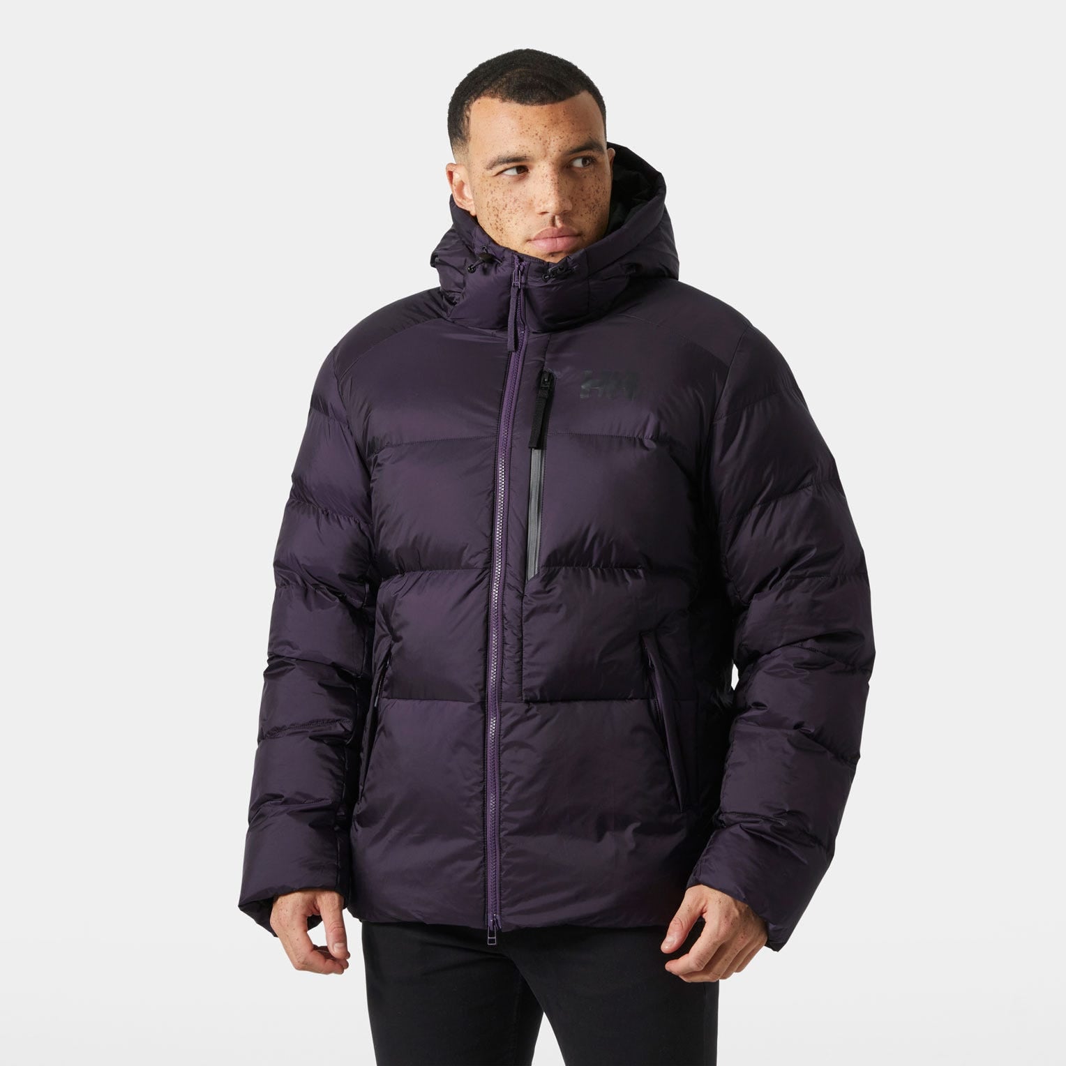 Men's ACTIVE Winter Parka - 660 BLACK GRAPE