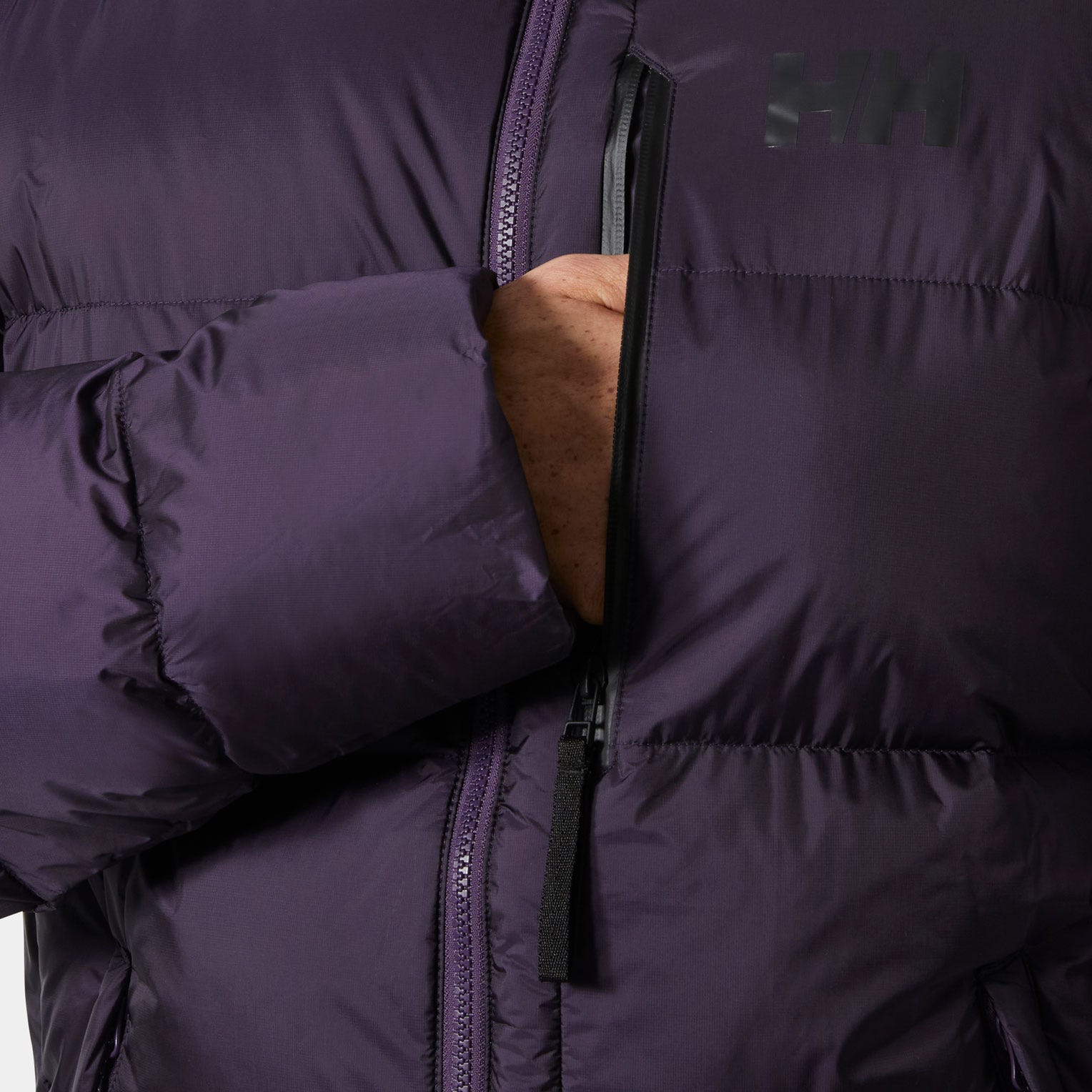 Men's ACTIVE Winter Parka - 660 BLACK GRAPE