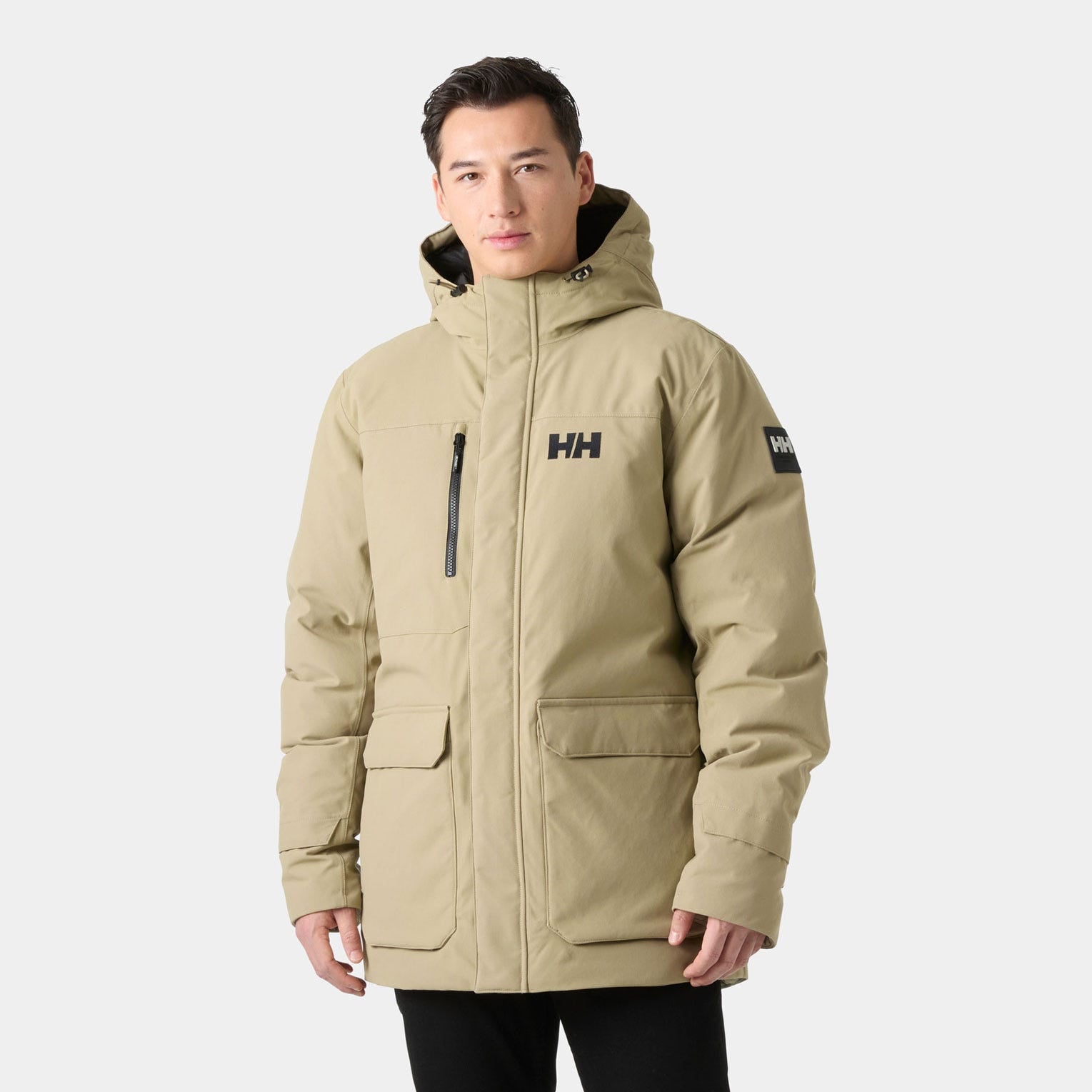 Men's Urb Lab Down Parka - 757 PEBBLE