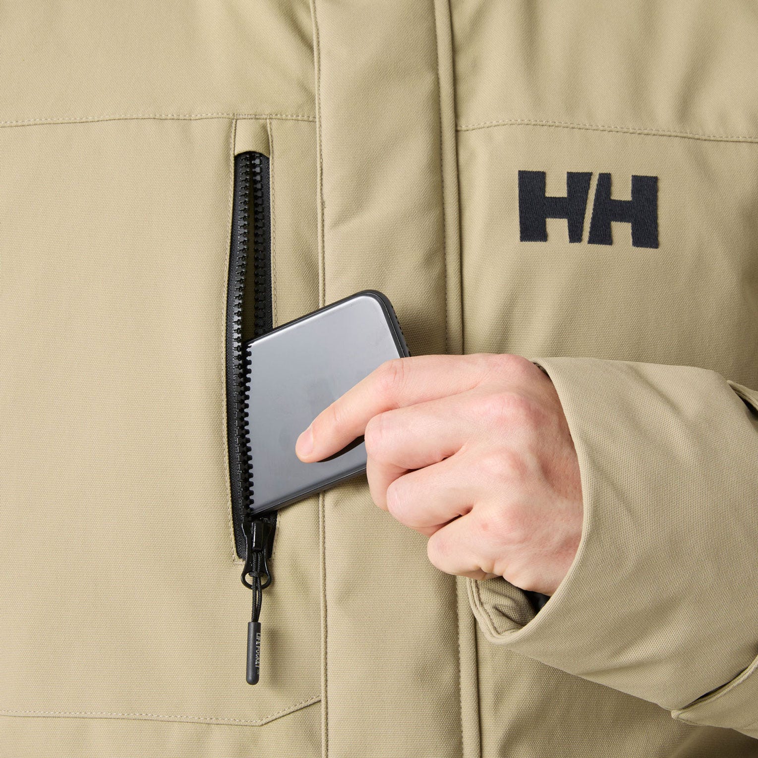 Men's Urb Lab Down Parka - 757 PEBBLE