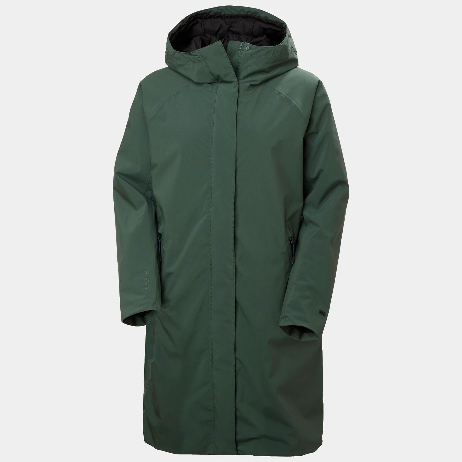 Women's Lily Insulated Raincoat - 390 JUNGLE GREEN