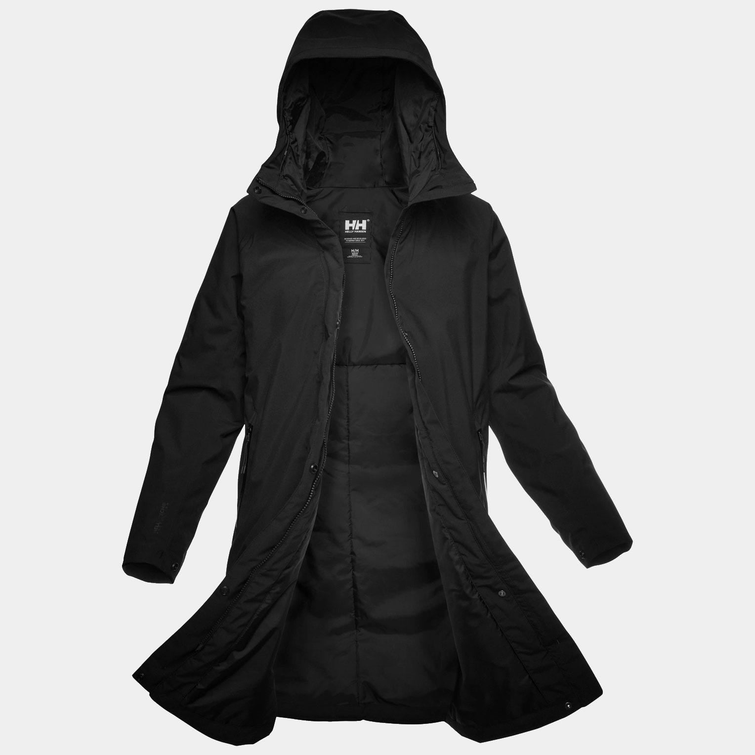 Women's Lily Insulated Raincoat - 990 BLACK