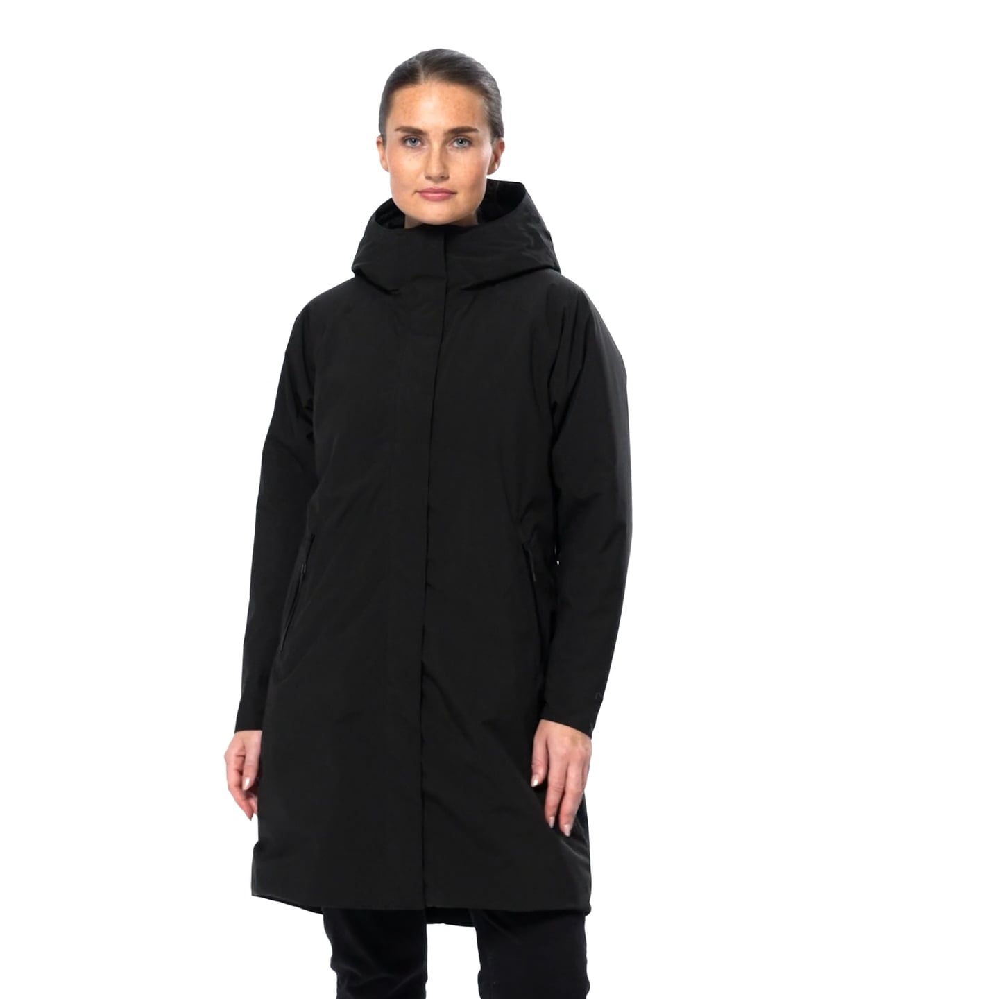 Women's Lily Insulated Raincoat - 990 BLACK
