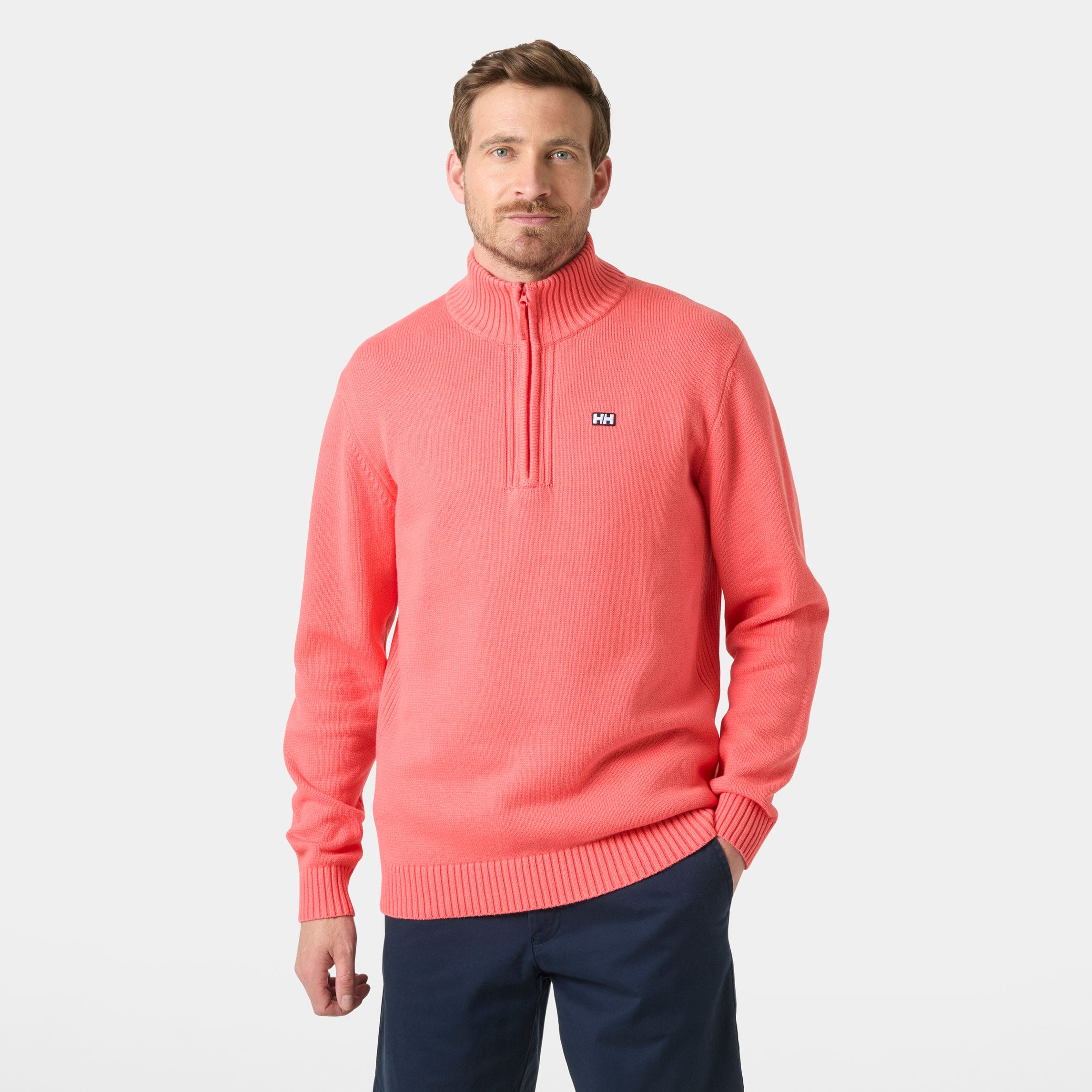 Men's Smoegen Half-Zip Sweater - 098 NANTUCKET RED