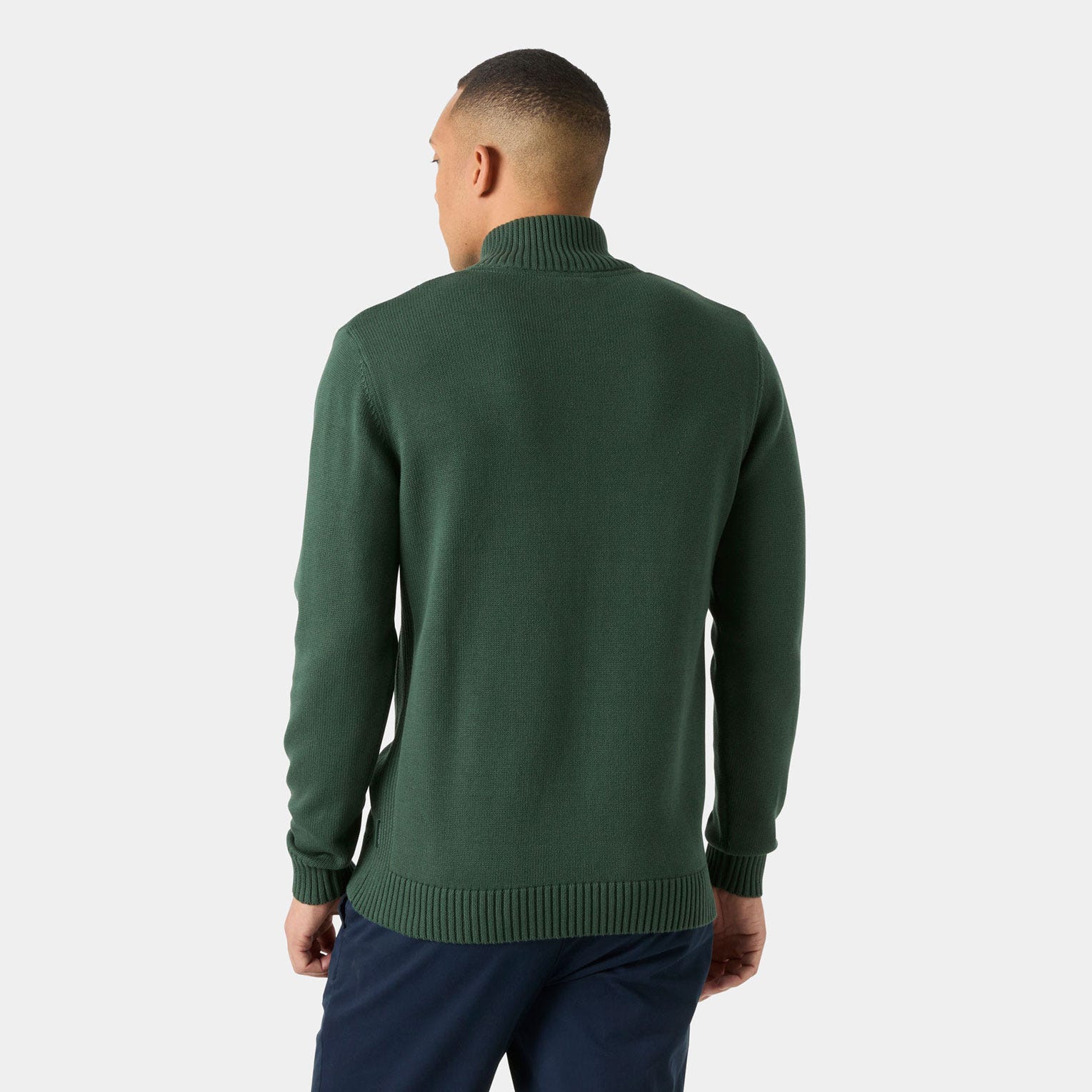 Men's Smoegen Half-Zip Sweater - 390 JUNGLE GREEN