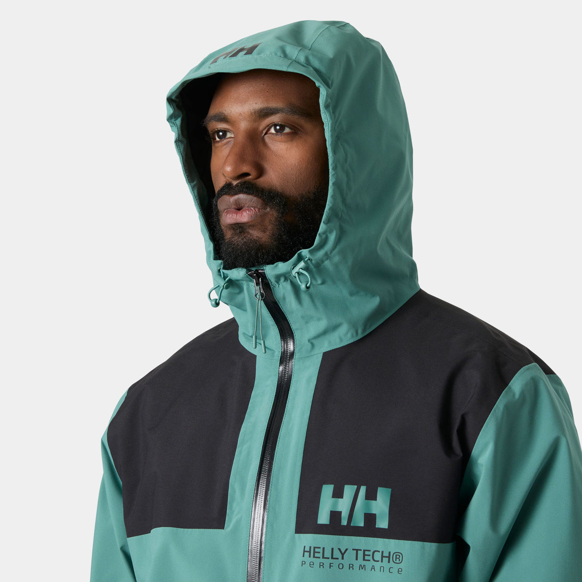 Men's Ace Rain Jacket - 494 OPAL GREEN