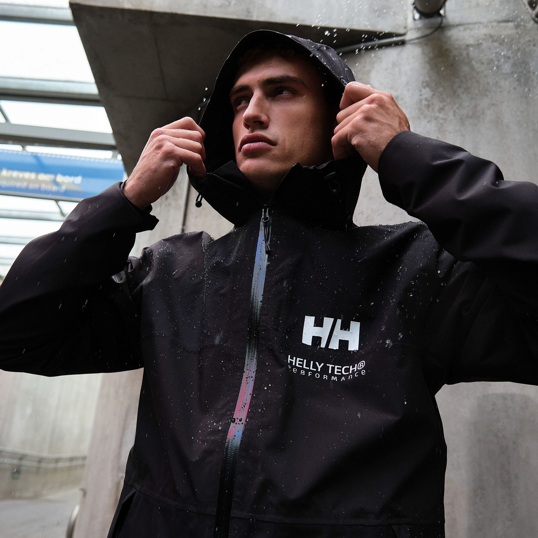 Men's Ace Rain Jacket - 990 BLACK