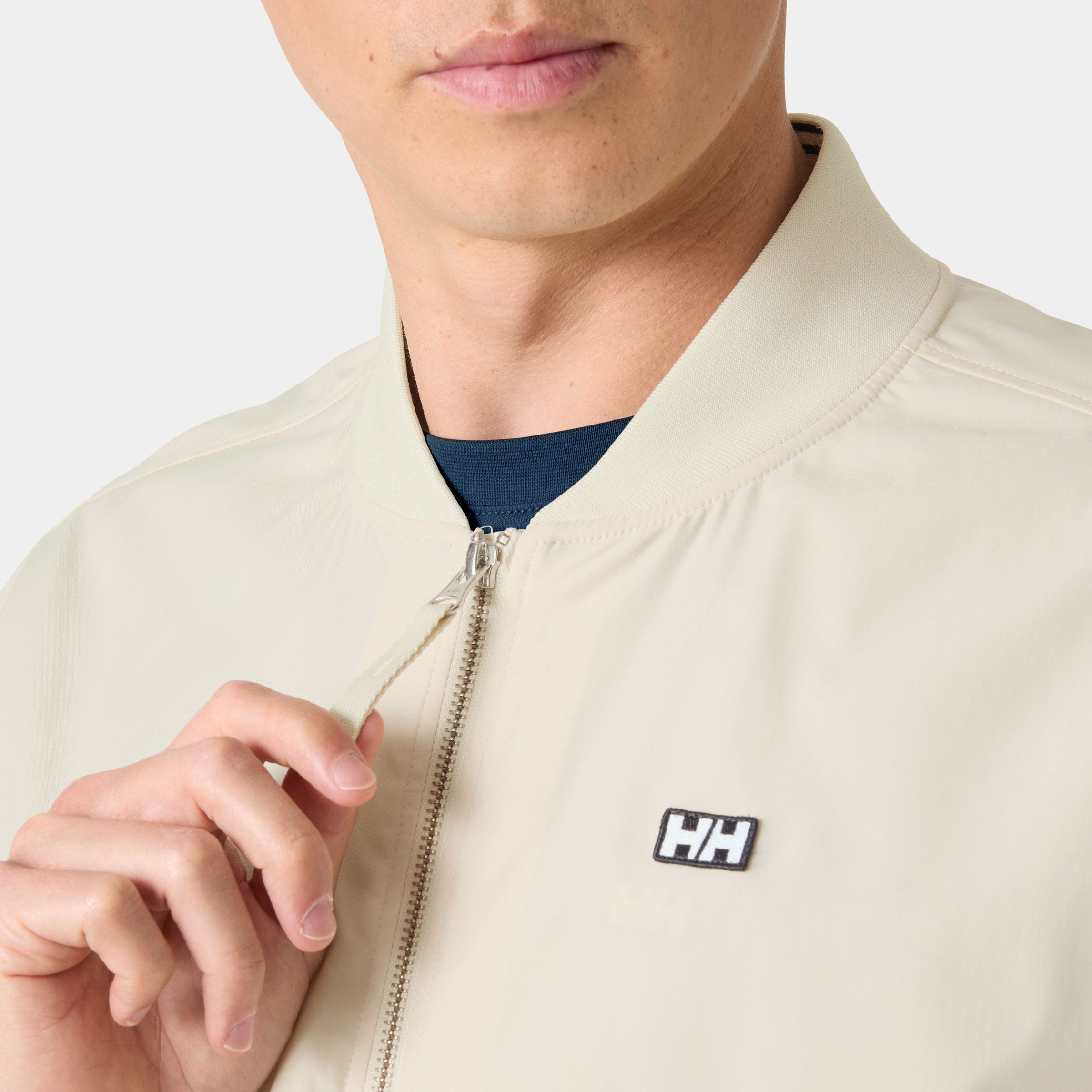 Men's Marine Bomber Jacket - 034 CREAM