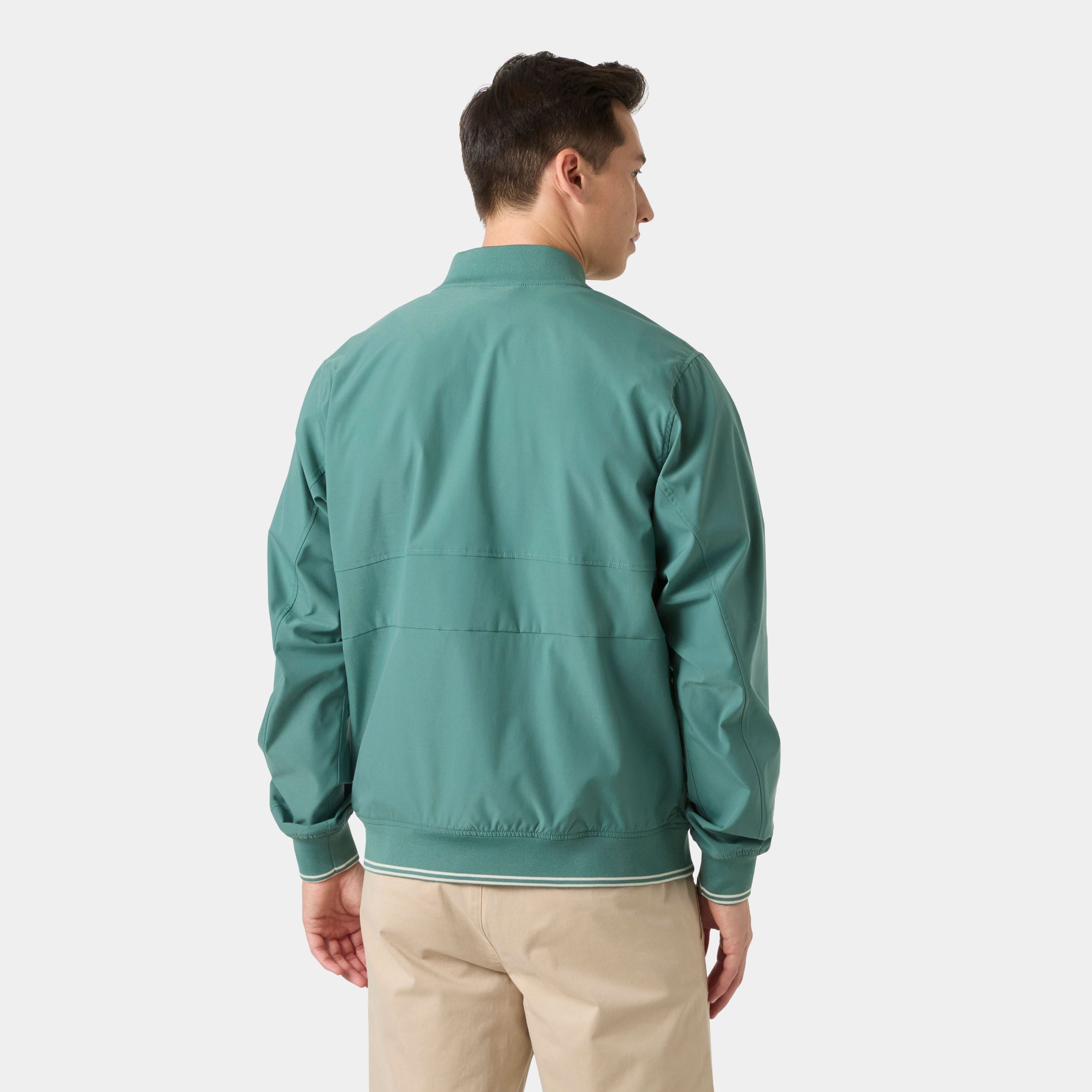 Men's Marine Bomber Jacket - 494 OPAL GREEN