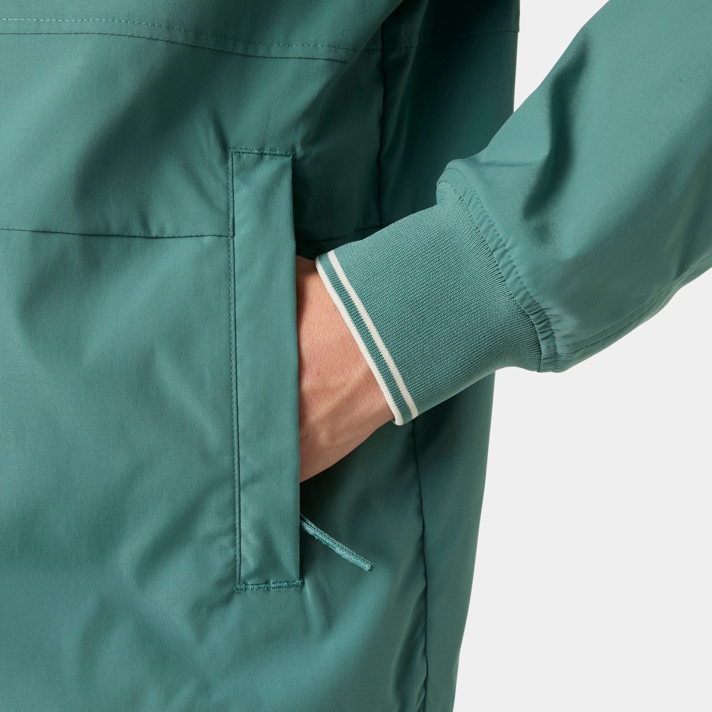 Men's Marine Bomber Jacket - 494 OPAL GREEN