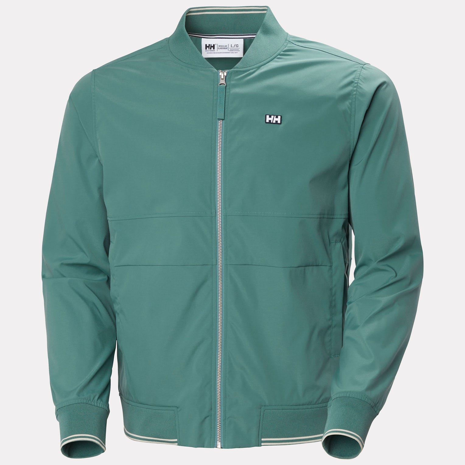 Men's Marine Bomber Jacket - 494 OPAL GREEN